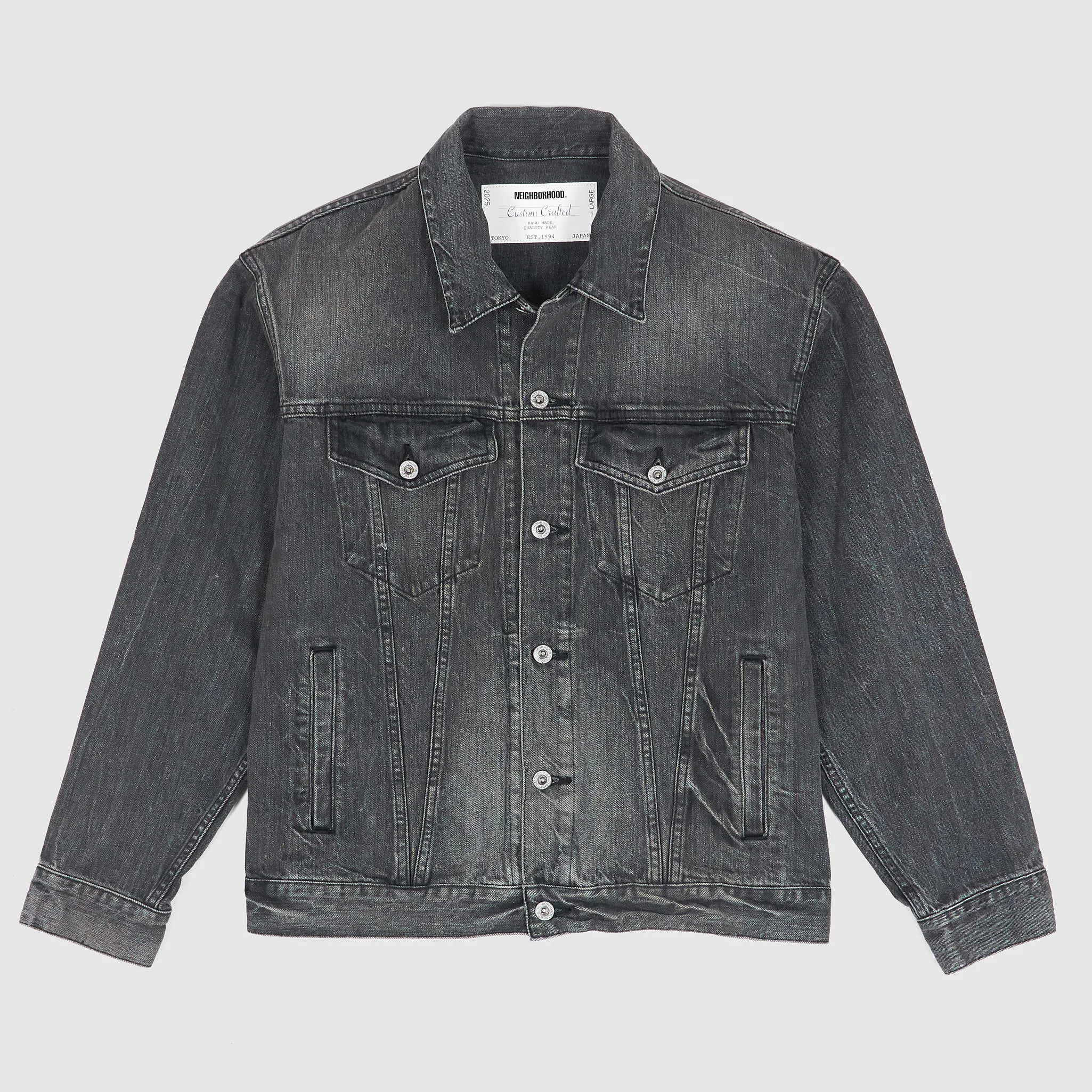 Neighborhood Type-4 Denim Trucker Jacket sold by DeeCee style
