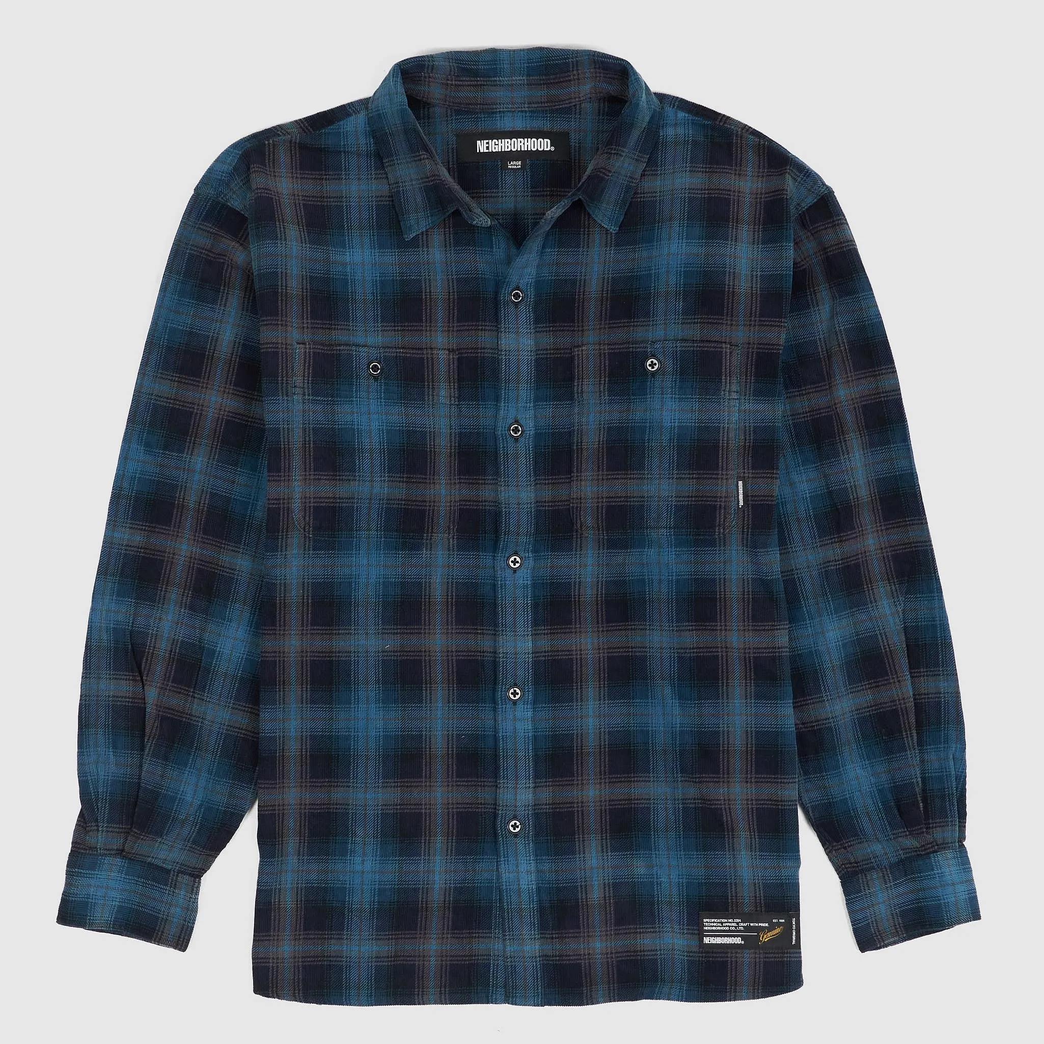 Neighborhood Checked Corduroy Shirt sold by DeeCee style