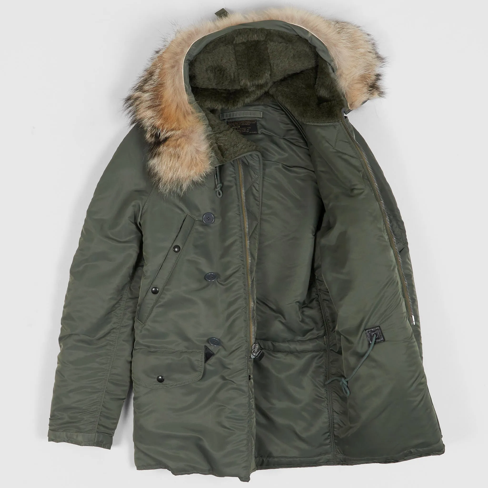 Buzz Rickson's N-3B Cold Weather Flight Combat Parka sold by DeeCee style product image thumbnail 2