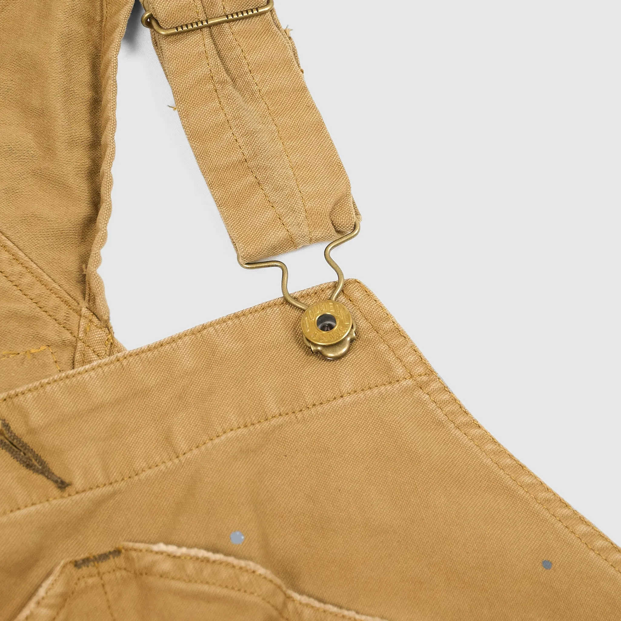 Double RL Brown Duck Canvas Bib Overall Paint-Splattered sold by DeeCee style product image thumbnail 5