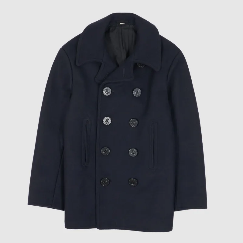 Buzz Ricksons Naval Pea Coat sold by DeeCee style
