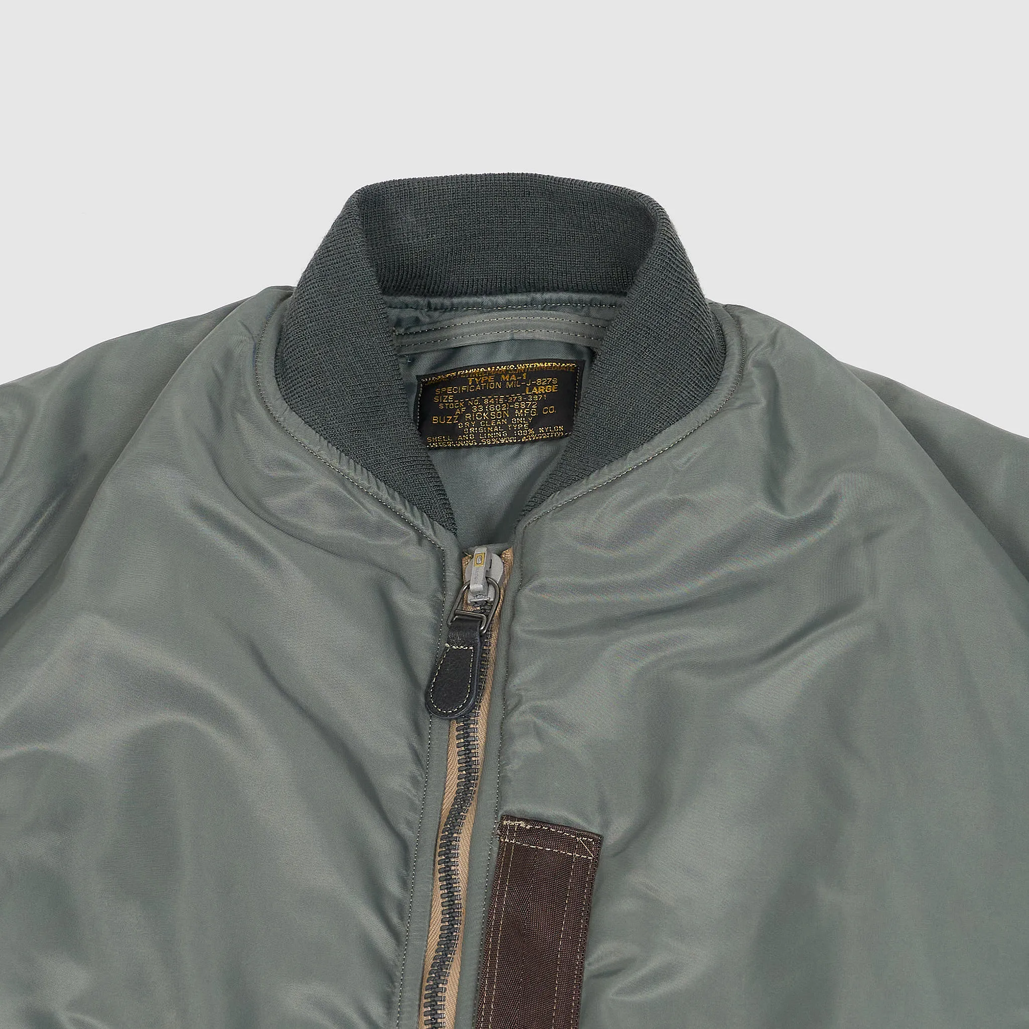 Buzz Rickson's MA-1 Slender Original SPEC Flight Jacket sold by DeeCee style product image thumbnail 3