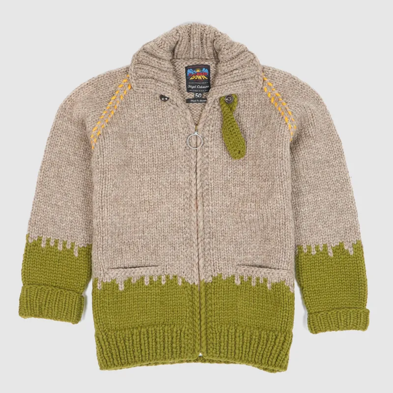 Nigel Cabourn Eddie Bauer Heavy Wool Cardigan sold by DeeCee style