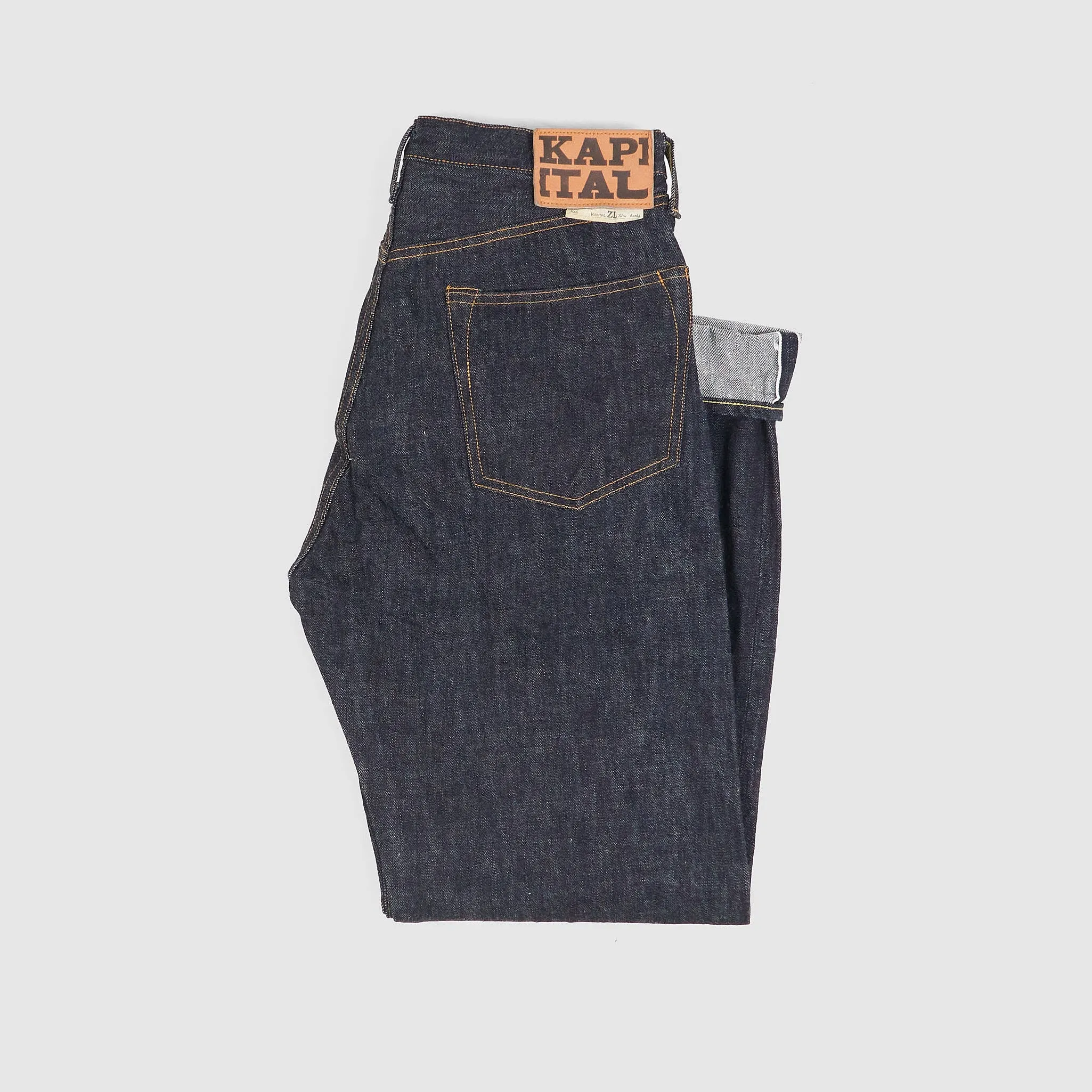 Kapital 5-Pocket 13.5oz Zimbabwe Monkey TH Rinsed Jeans sold by DeeCee style product image thumbnail 3