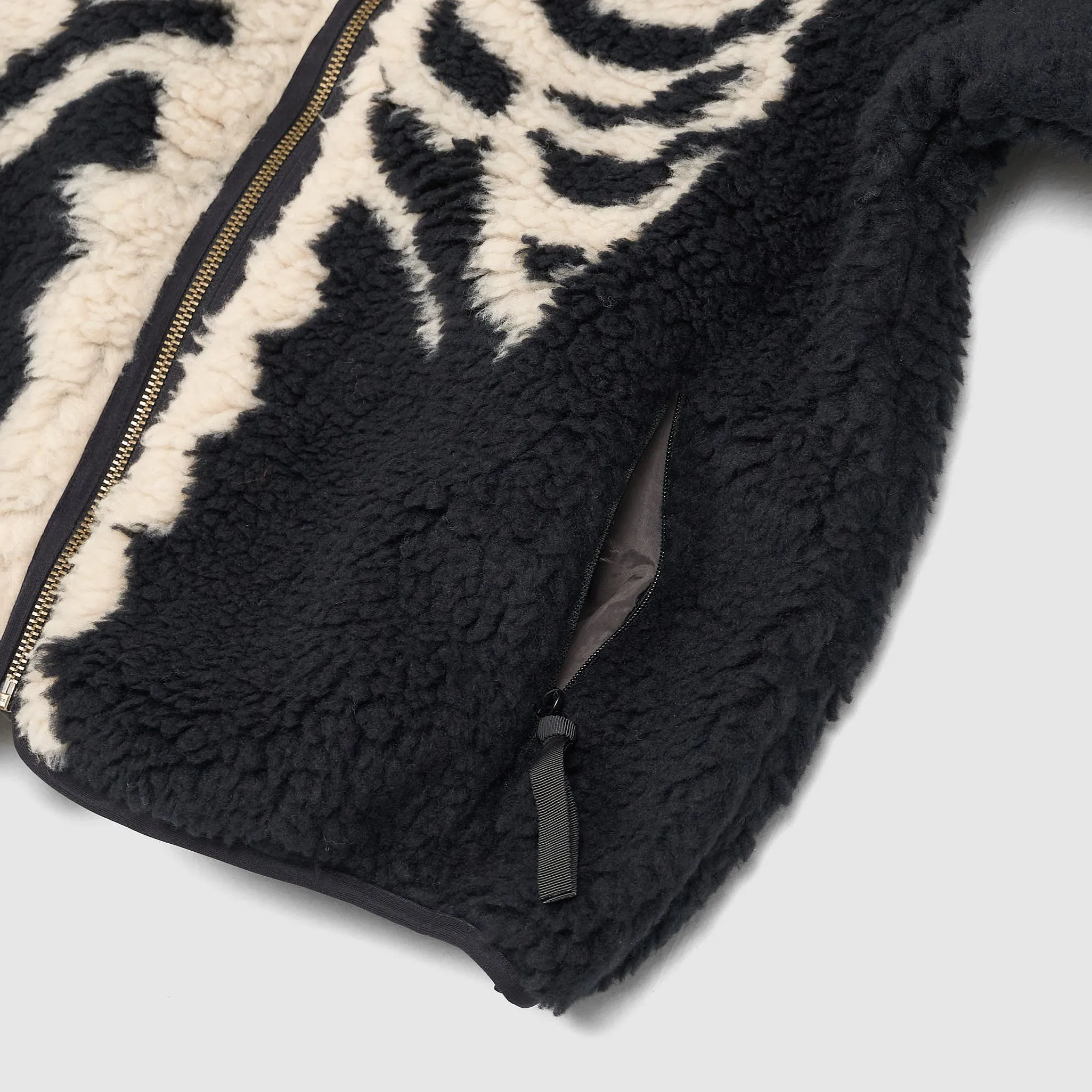 Kapital Bone Boa Reversible Fleece Jacket sold by DeeCee style product image thumbnail 5