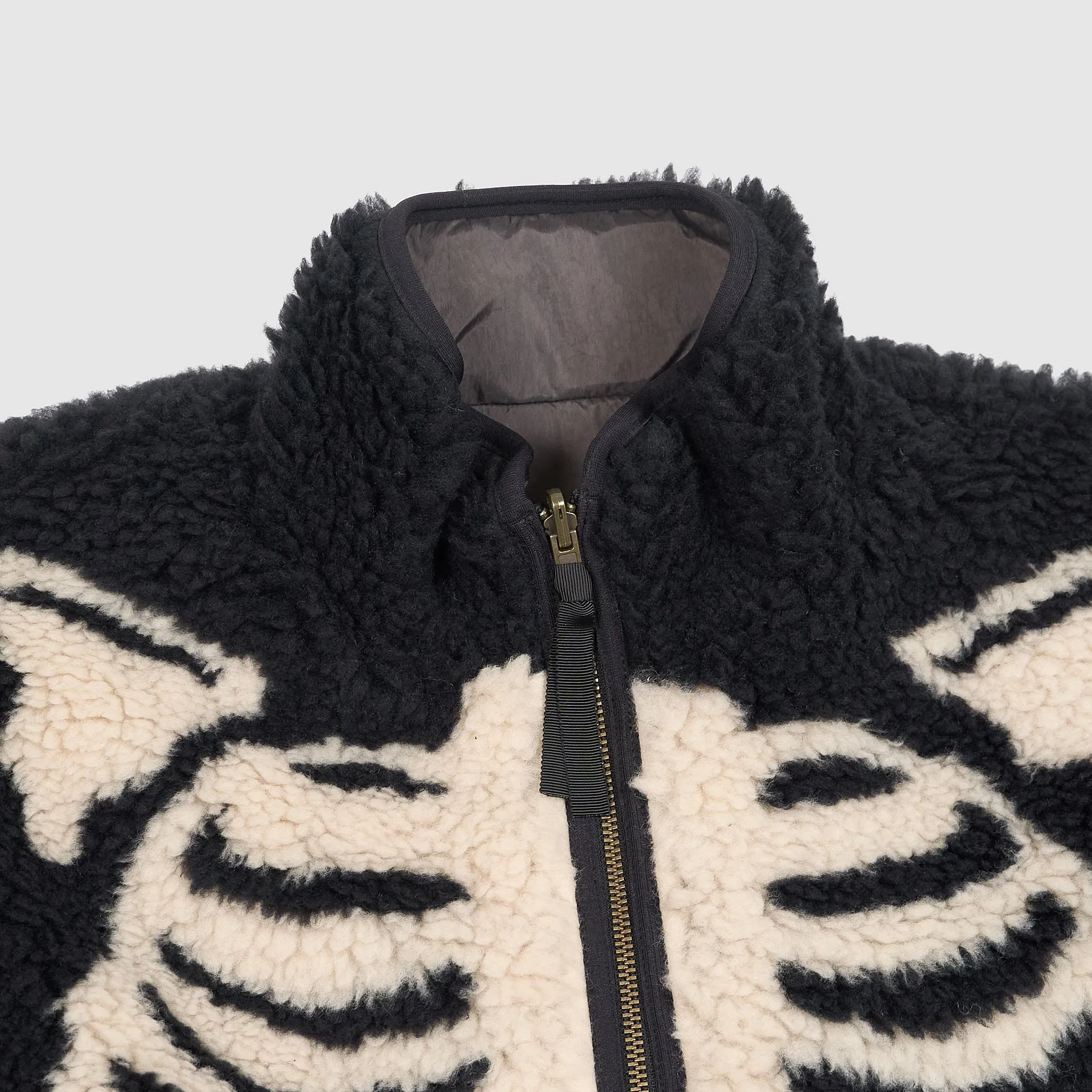 Kapital Bone Boa Reversible Fleece Jacket sold by DeeCee style product image thumbnail 4