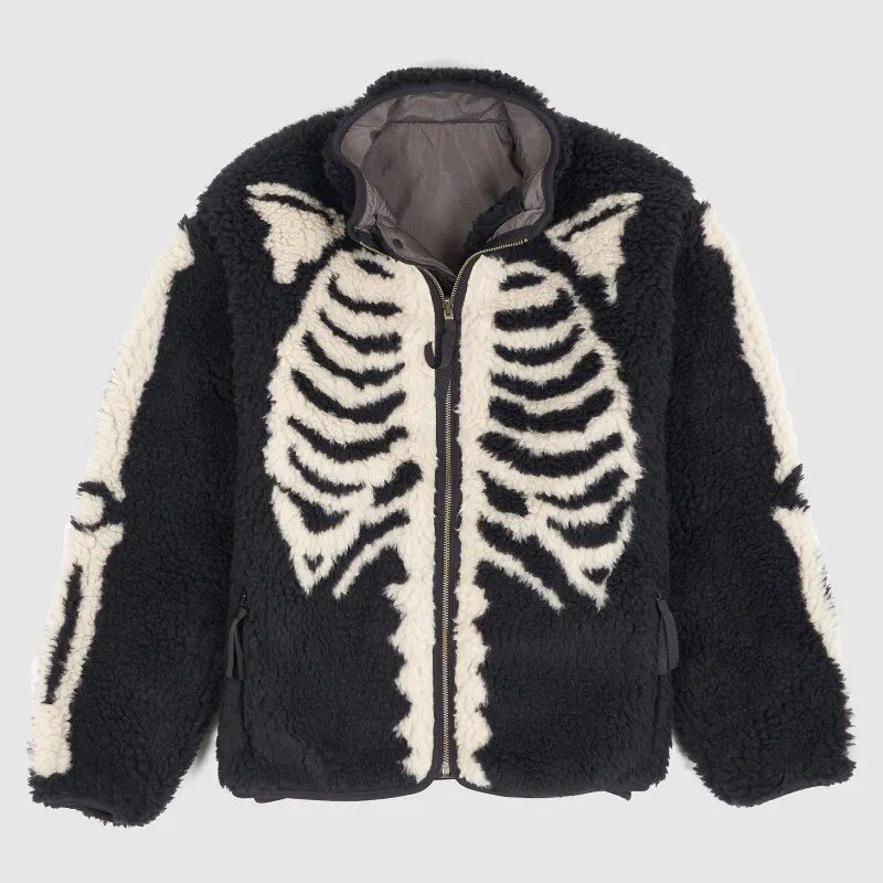 Kapital Bone Boa Reversible Fleece Jacket sold by DeeCee style