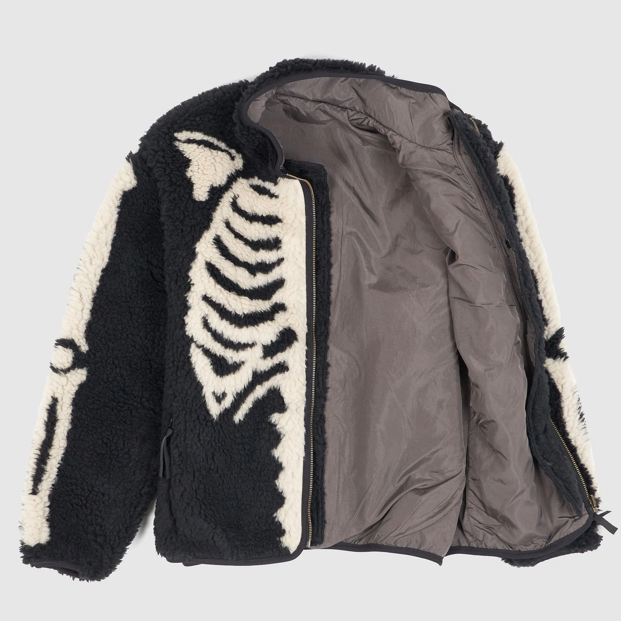 Kapital Bone Boa Reversible Fleece Jacket sold by DeeCee style product image thumbnail 2