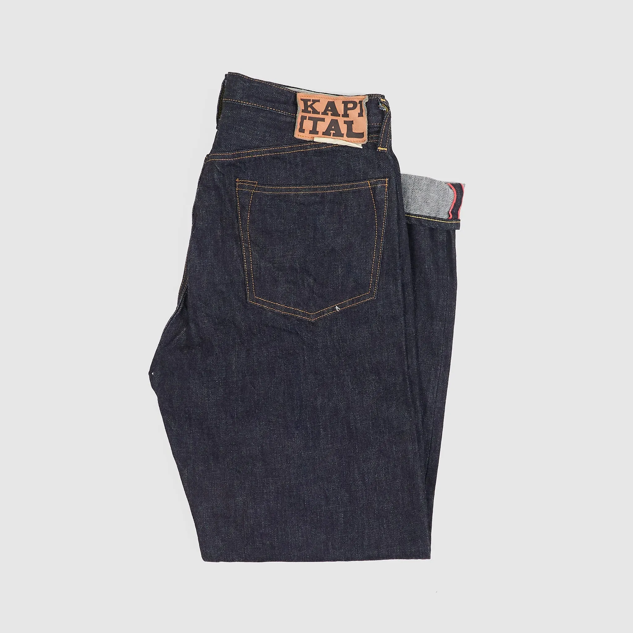 Kapital 5-Pocket 14oz Denim Monkey TH Straight Jeans sold by DeeCee style product image thumbnail 2
