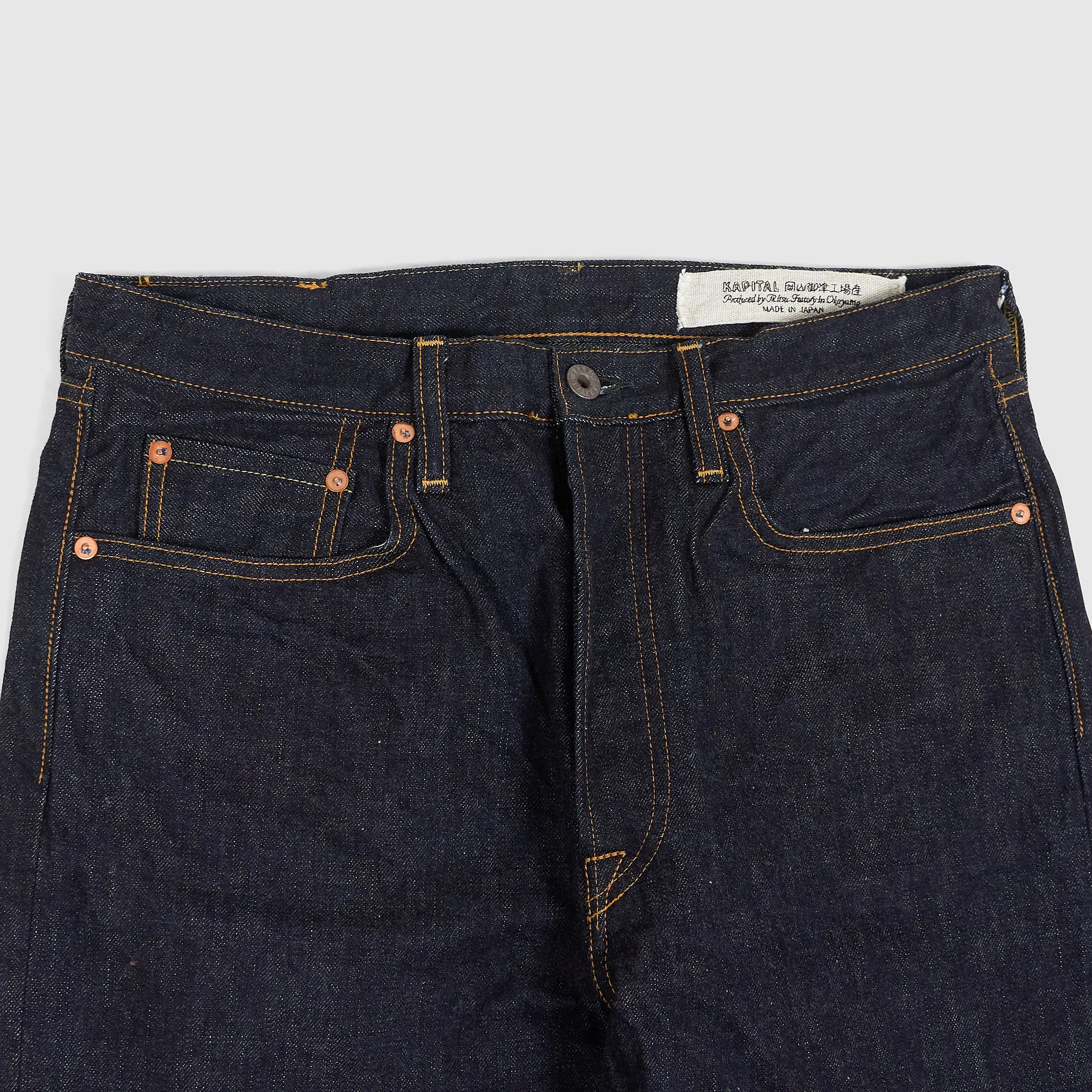 Kapital 5-Pocket 14oz Denim Monkey TH Straight Jeans sold by DeeCee style product image thumbnail 3