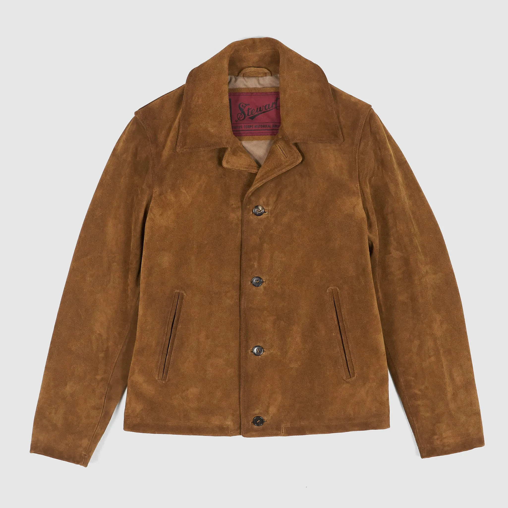 Stewart Rough Suede Car Jacket sold by DeeCee style