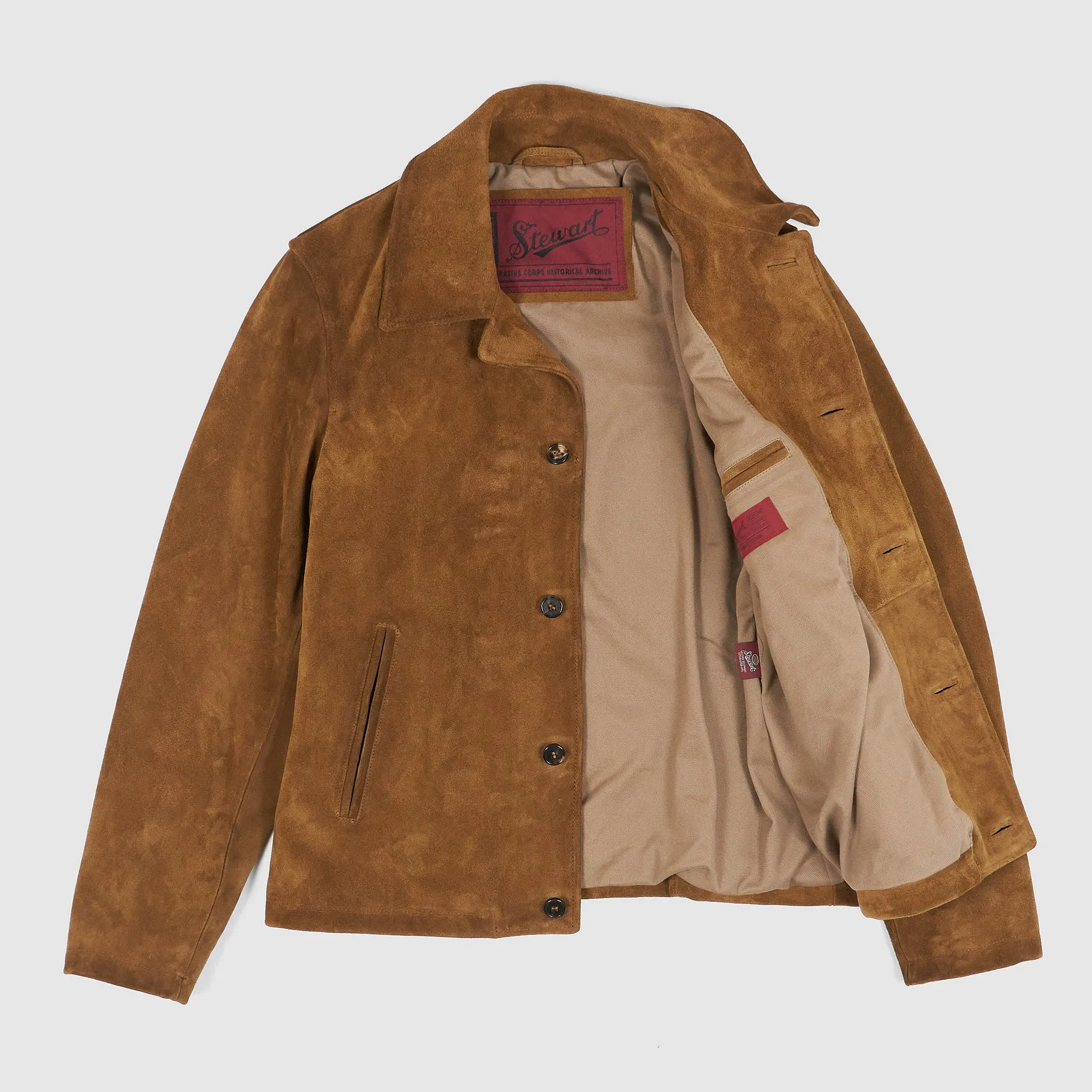 Stewart Rough Suede Car Jacket sold by DeeCee style product image thumbnail 2