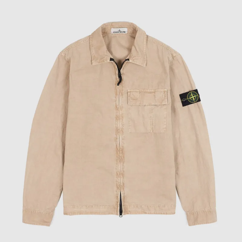Stone Island Stonewashed Overshirt sold by DeeCee style