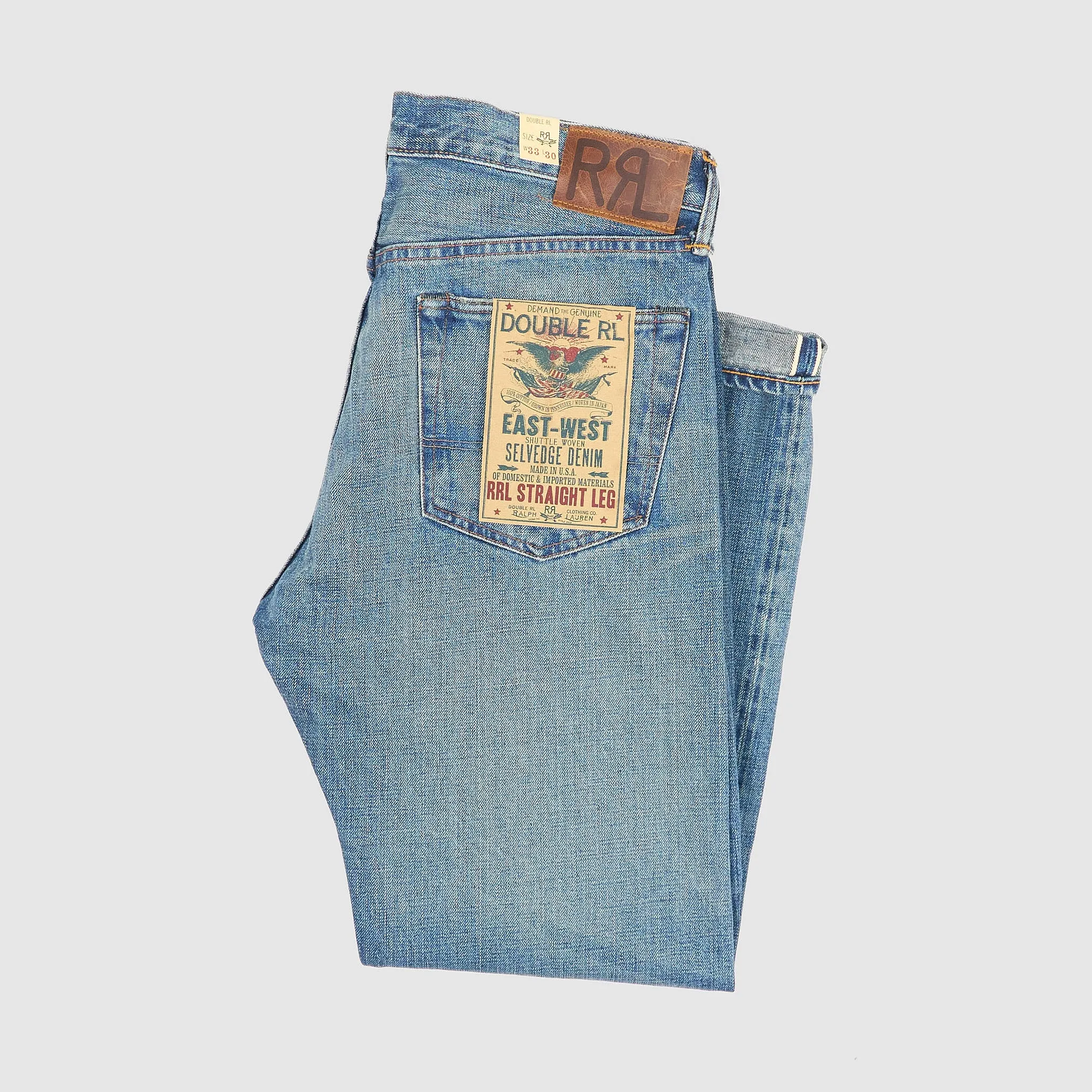 Double RL 5-Pocket Selvedge Straight Leg Jeans sold by DeeCee style product image thumbnail 2