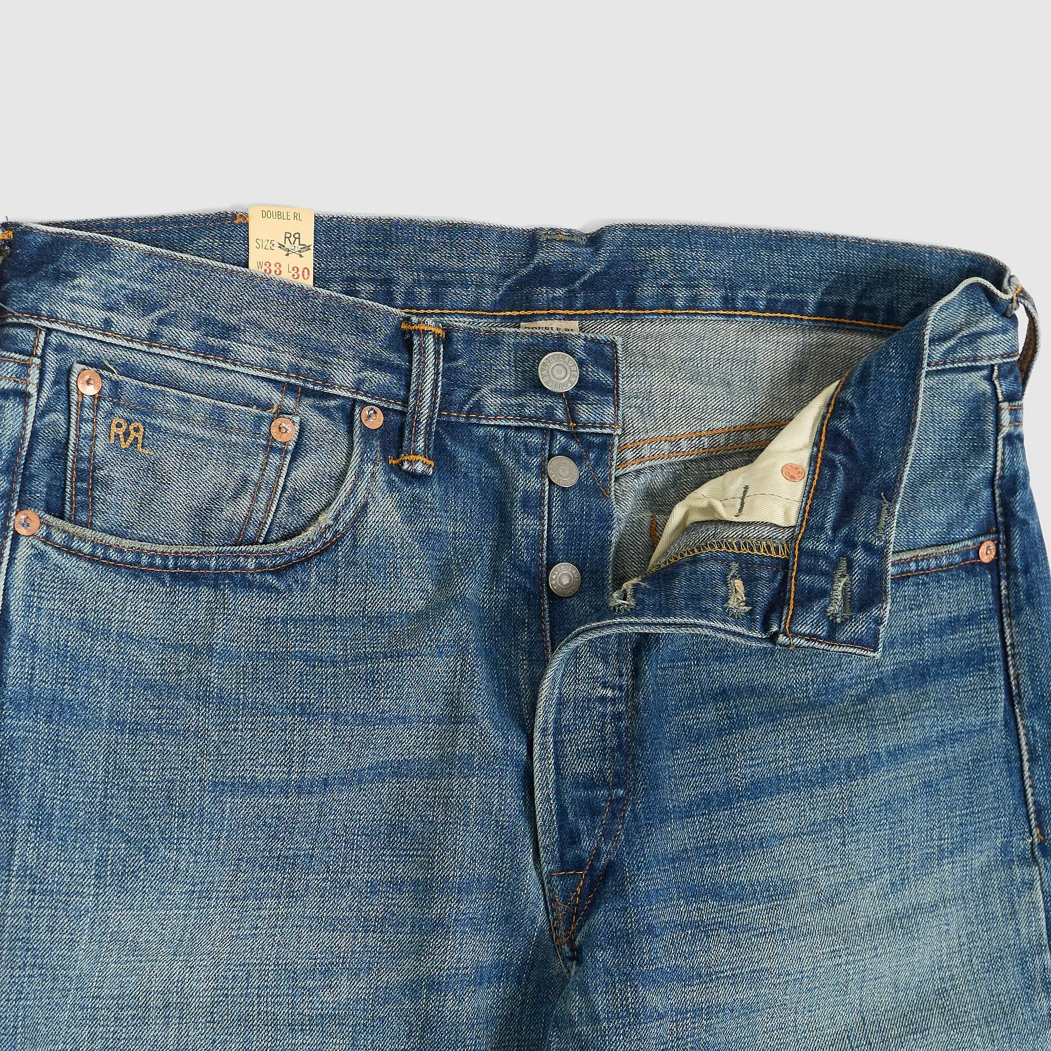 Double RL 5-Pocket Selvedge Straight Leg Jeans sold by DeeCee style product image thumbnail 3