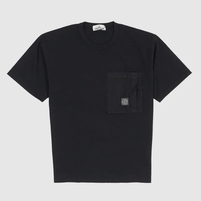 Stone Island Crew Neck Big Pocket Small Logo T-Shirt sold by DeeCee style