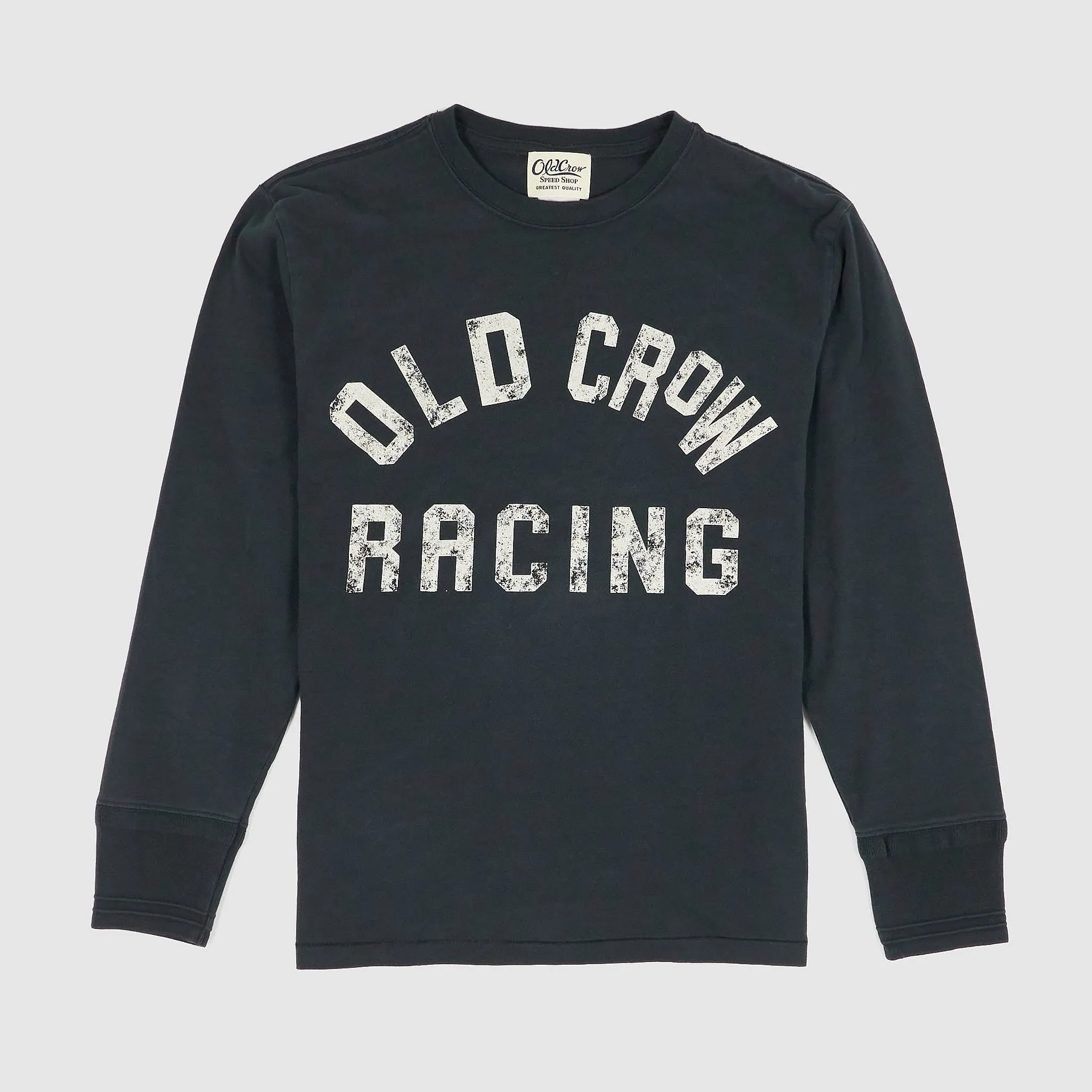 Old Crow Speed Shop by Glad Hand & Co. Racing Long Sleeve T-Shirt sold by DeeCee style