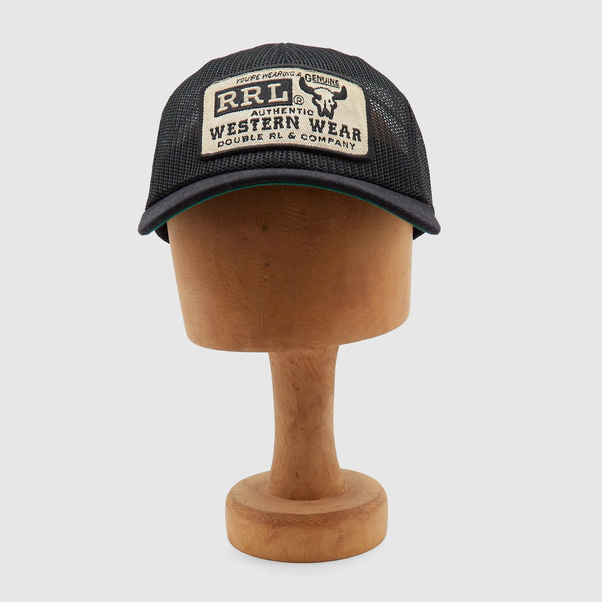 Double RL Full Mesh Western Wear Trucker Cap sold by DeeCee style product image thumbnail 2