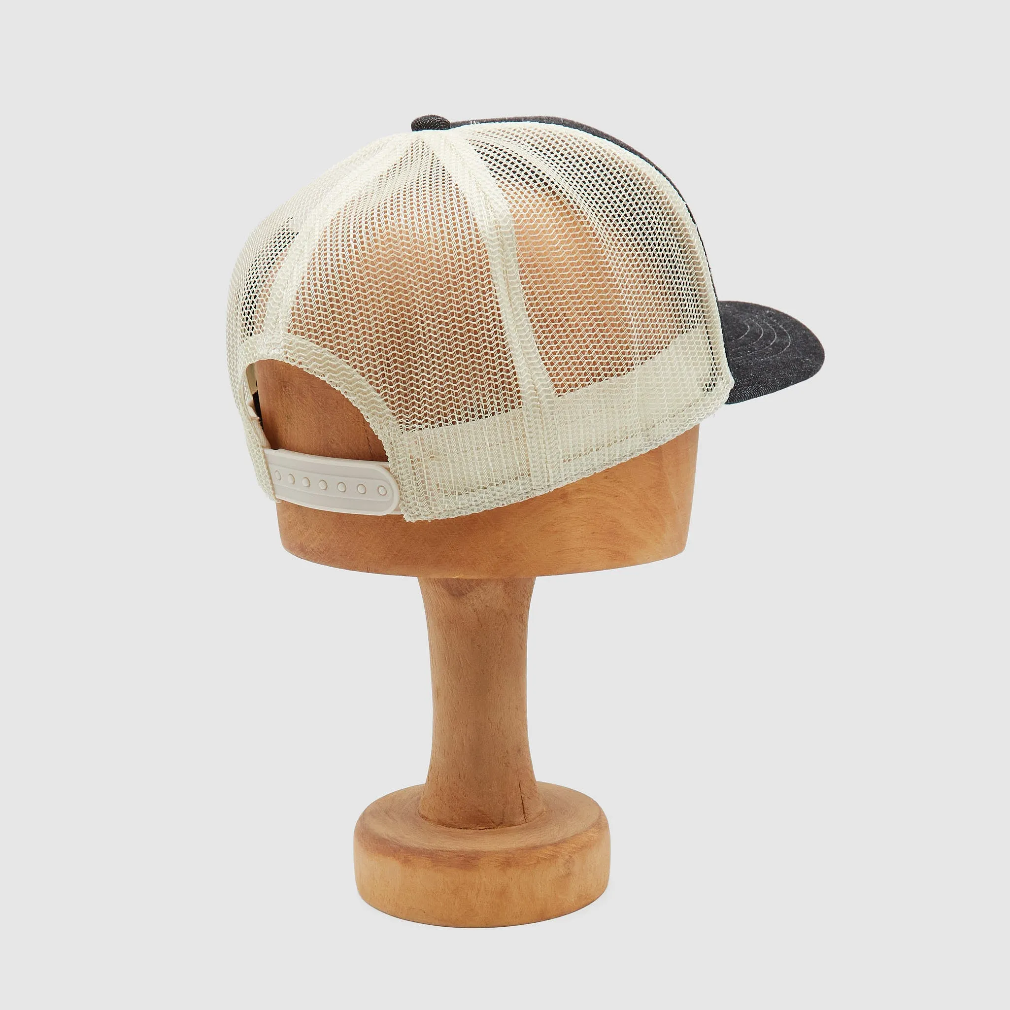 Double RL Foam Mesh Denim Trucker Cap sold by DeeCee style product image thumbnail 3