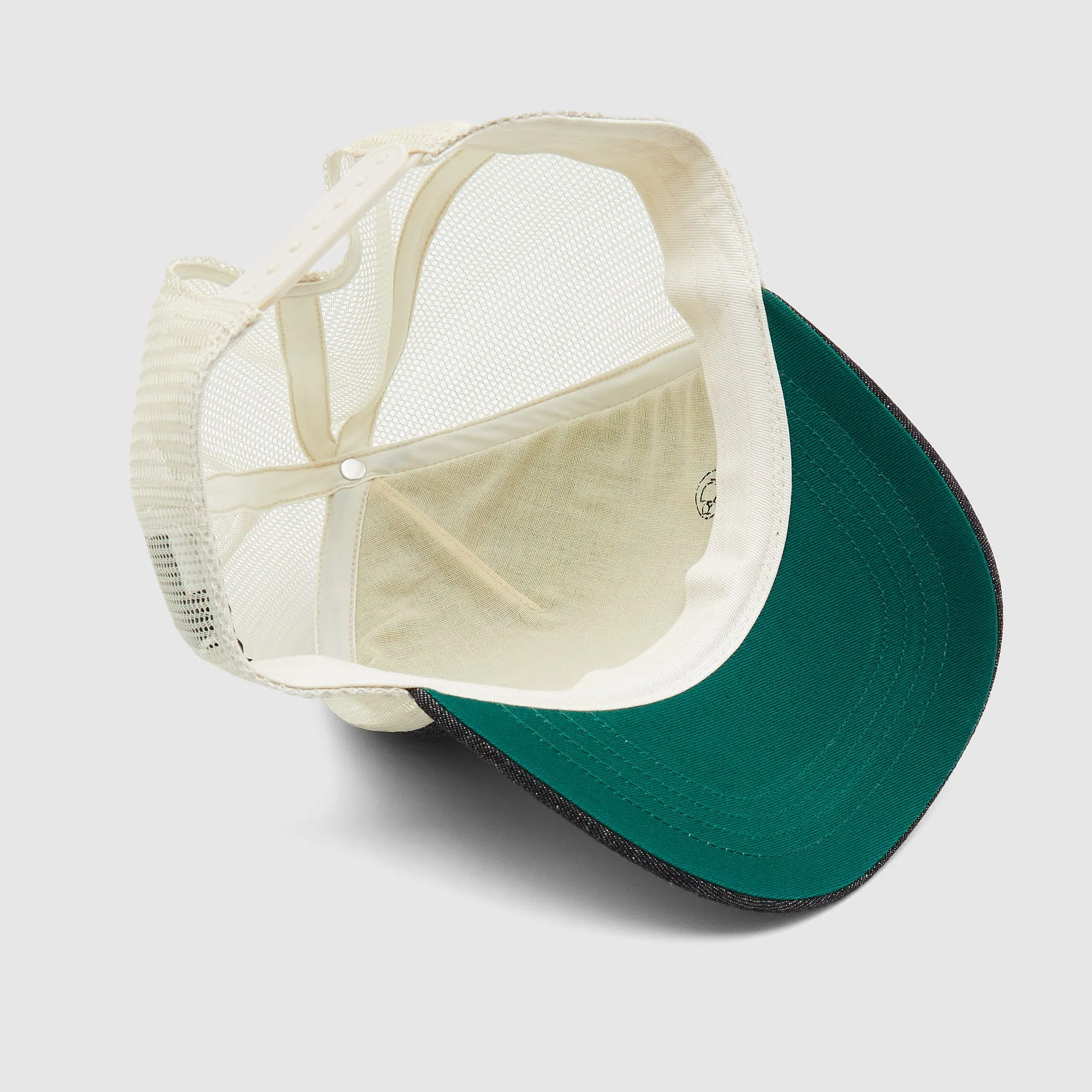 Double RL Foam Mesh Denim Trucker Cap sold by DeeCee style product image thumbnail 4