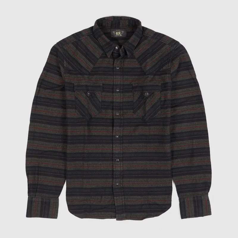 Double RL Buffalo Western Overshirt sold by DeeCee style