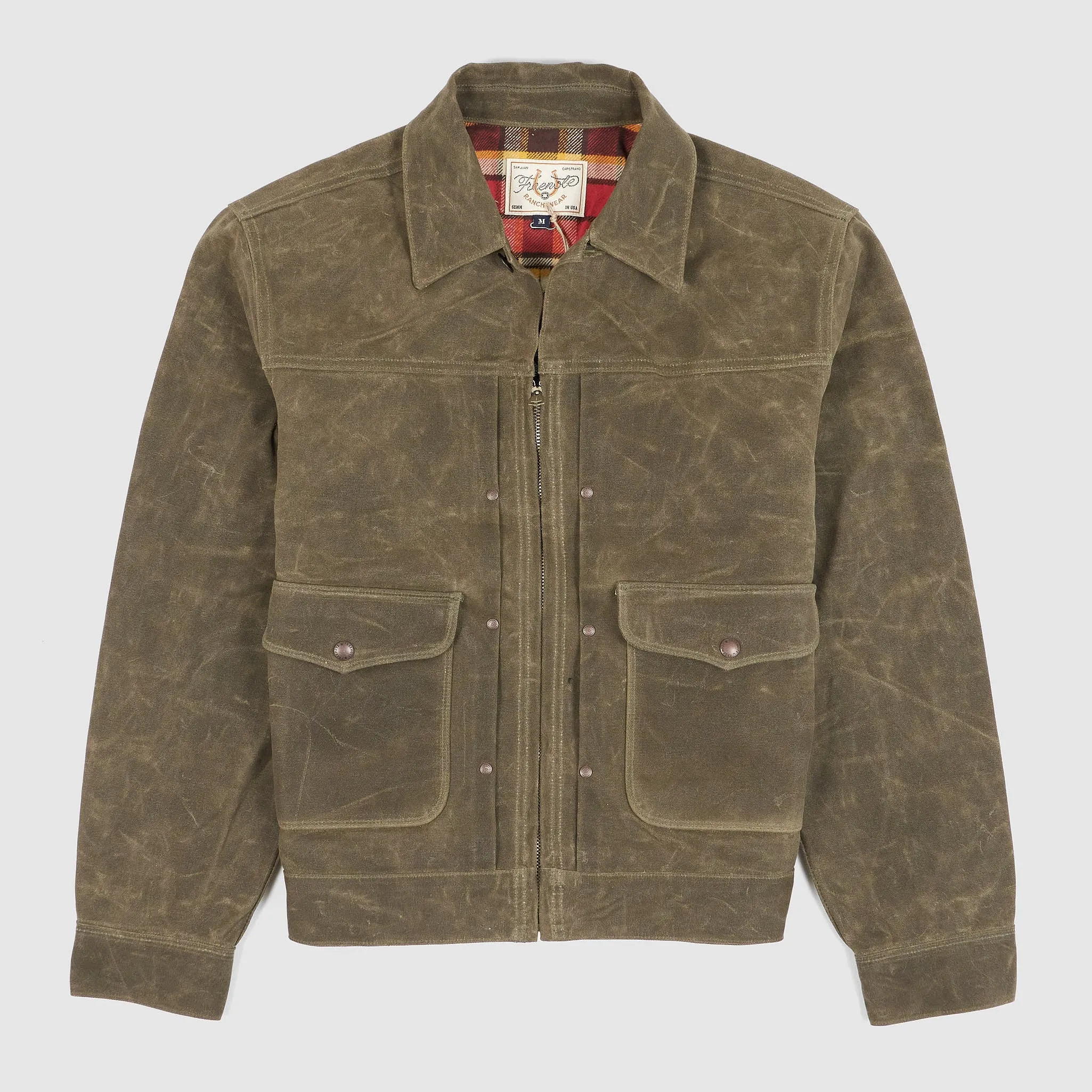 Freenote Waxed Short Cowboy Faro Jacket sold by DeeCee style