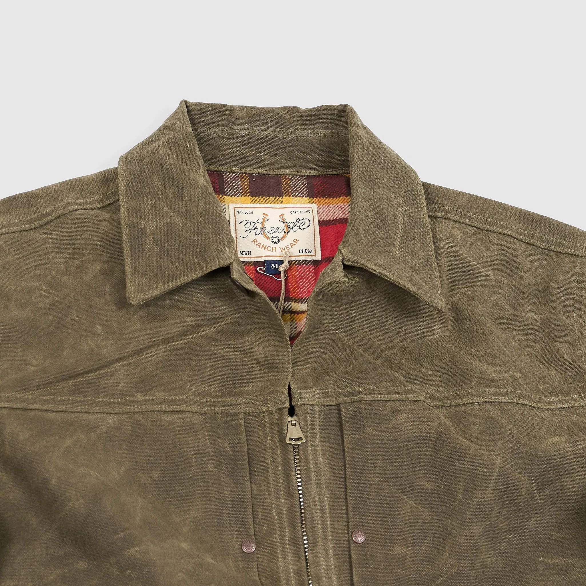 Freenote Waxed Short Cowboy Faro Jacket sold by DeeCee style product image thumbnail 3