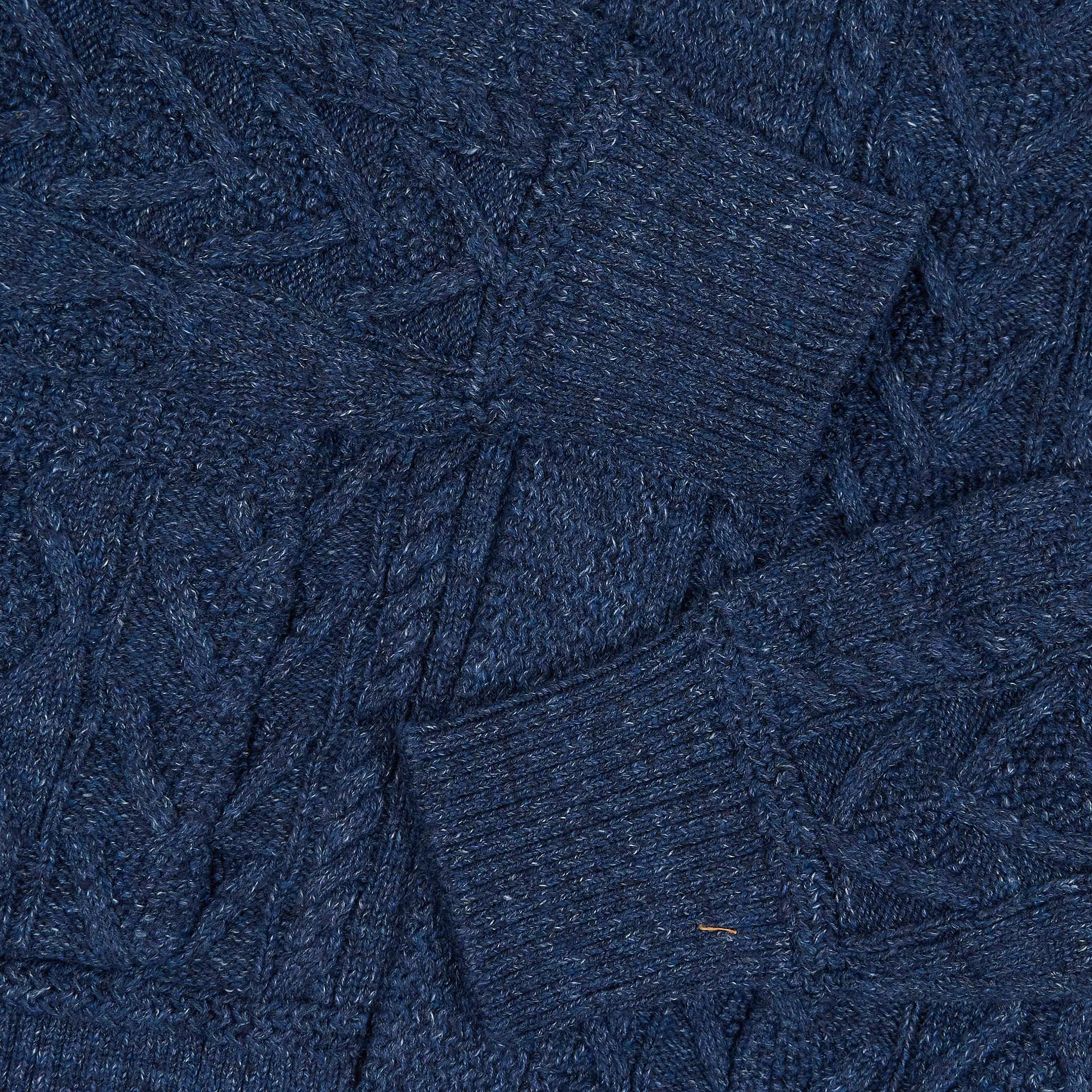 Double RL Knitted Cotton Cable Shawl Cardigan sold by DeeCee style product image thumbnail 4