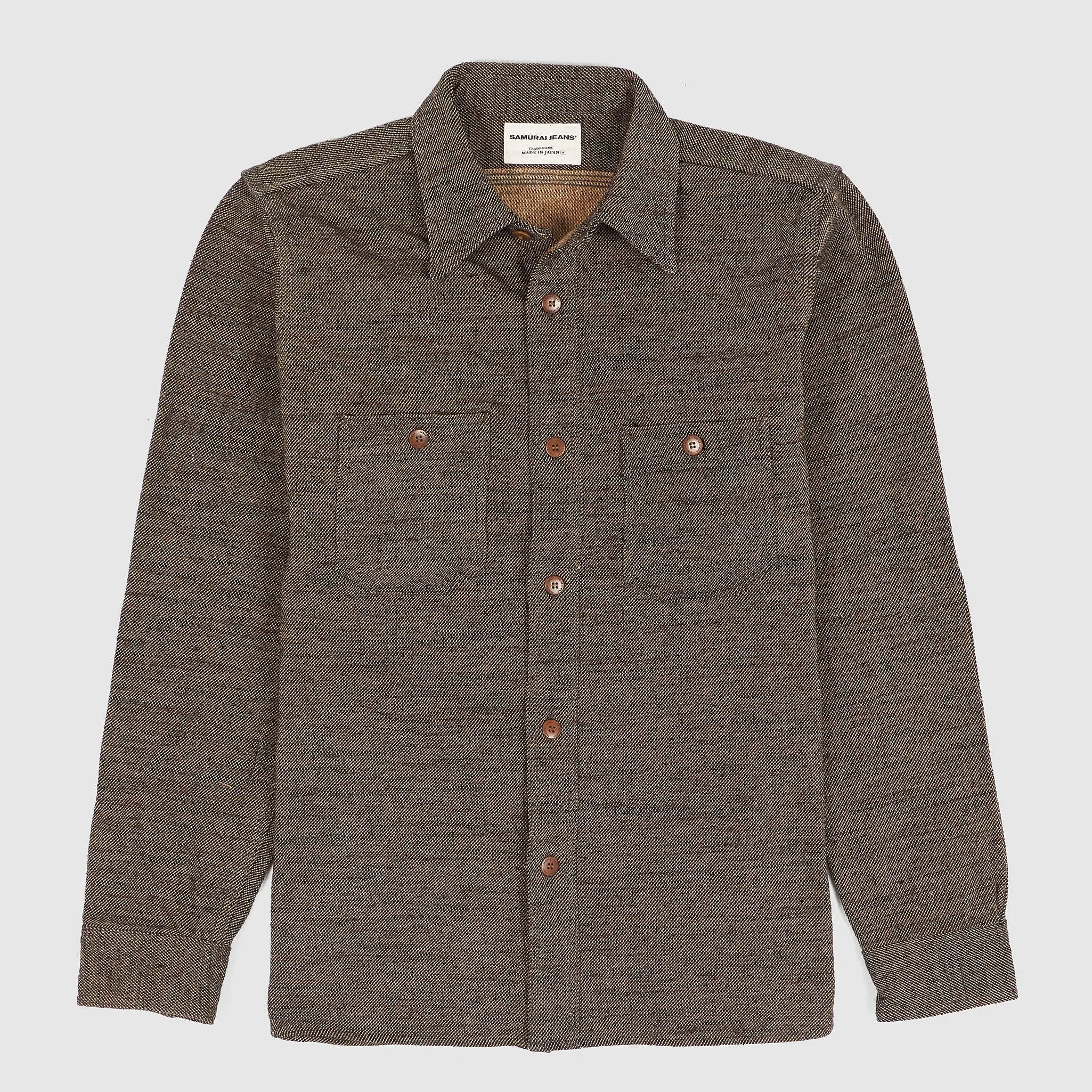 Samurai Jeans Long Sleeve Workshirt sold by DeeCee style