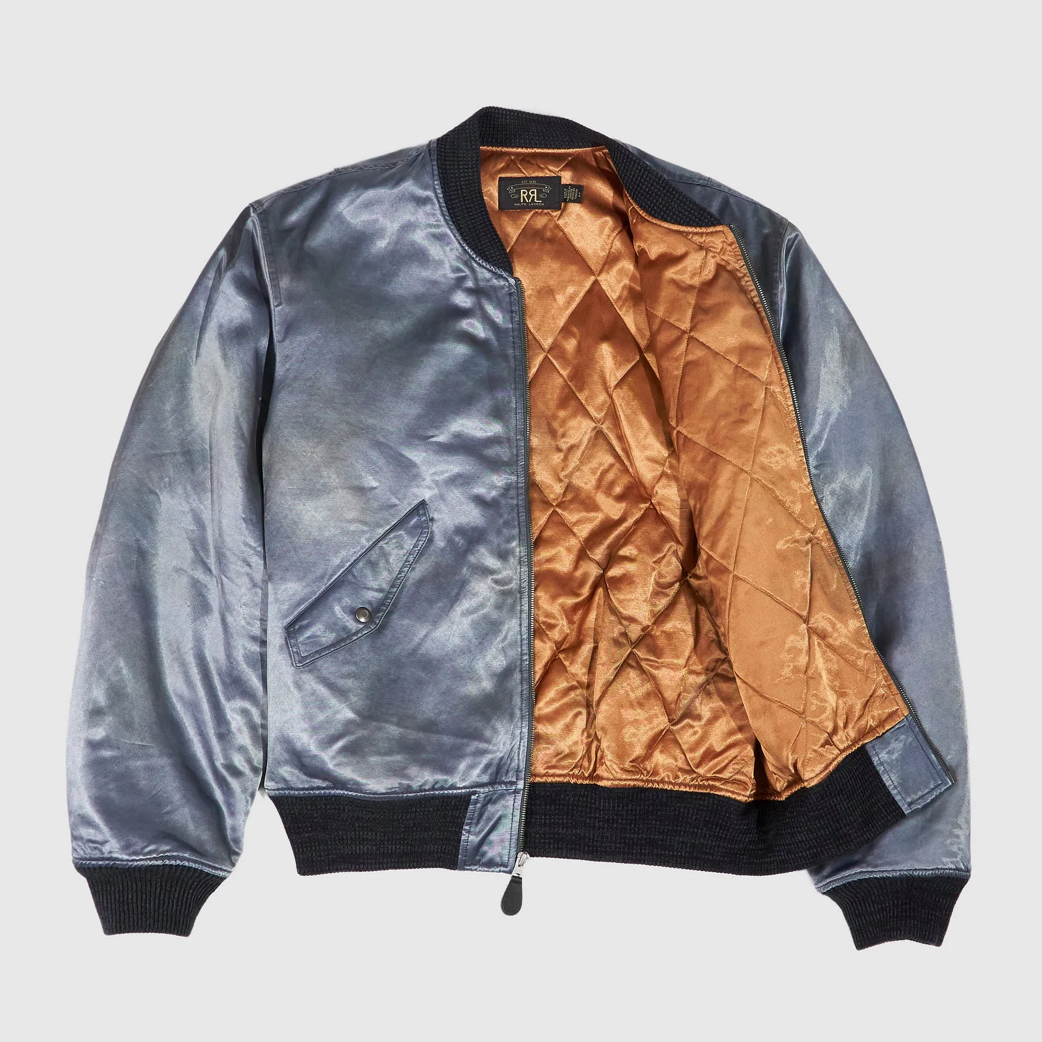 Double RL Embroidered Satin Pilot Jacket sold by DeeCee style product image thumbnail 2