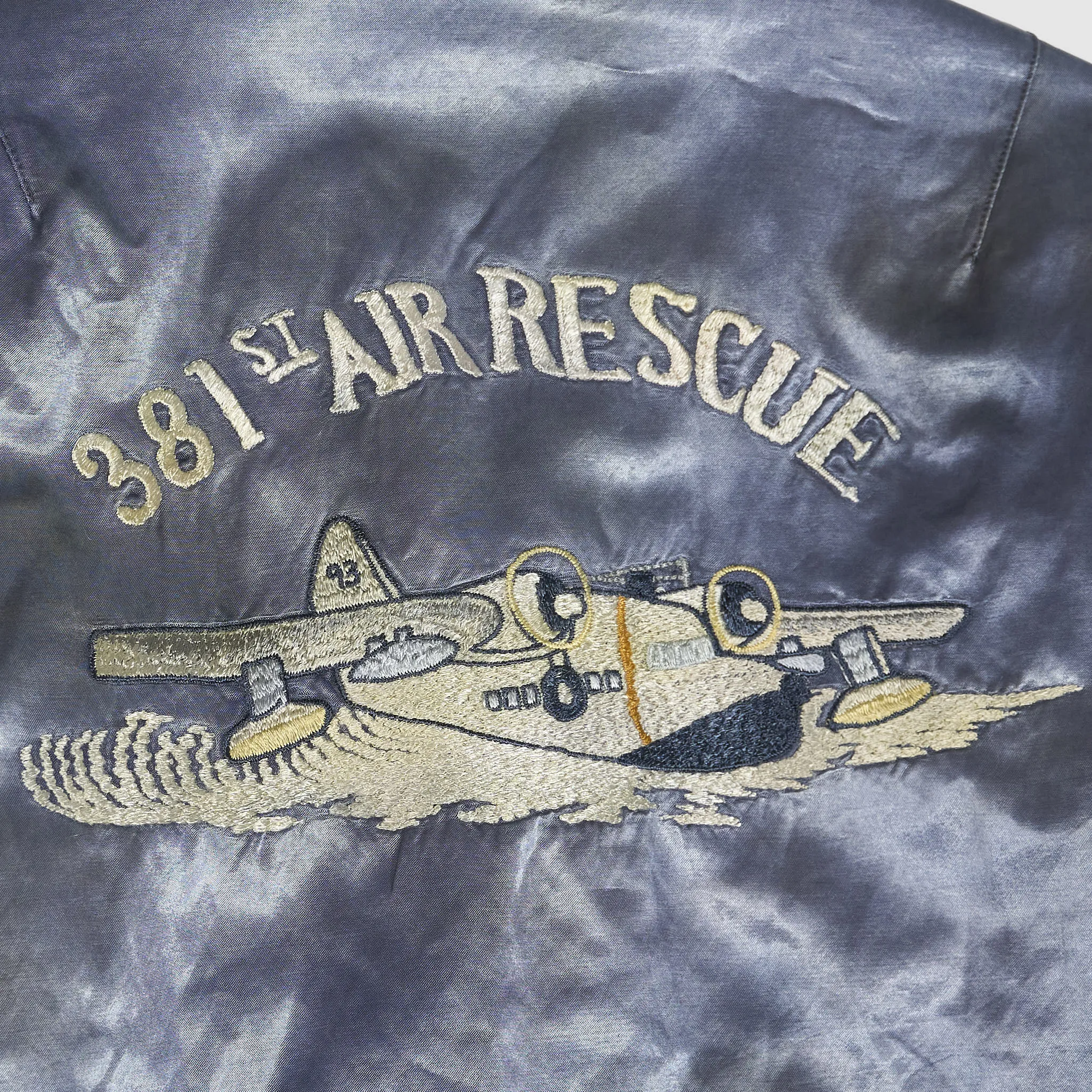 Double RL Embroidered Satin Pilot Jacket sold by DeeCee style product image thumbnail 5