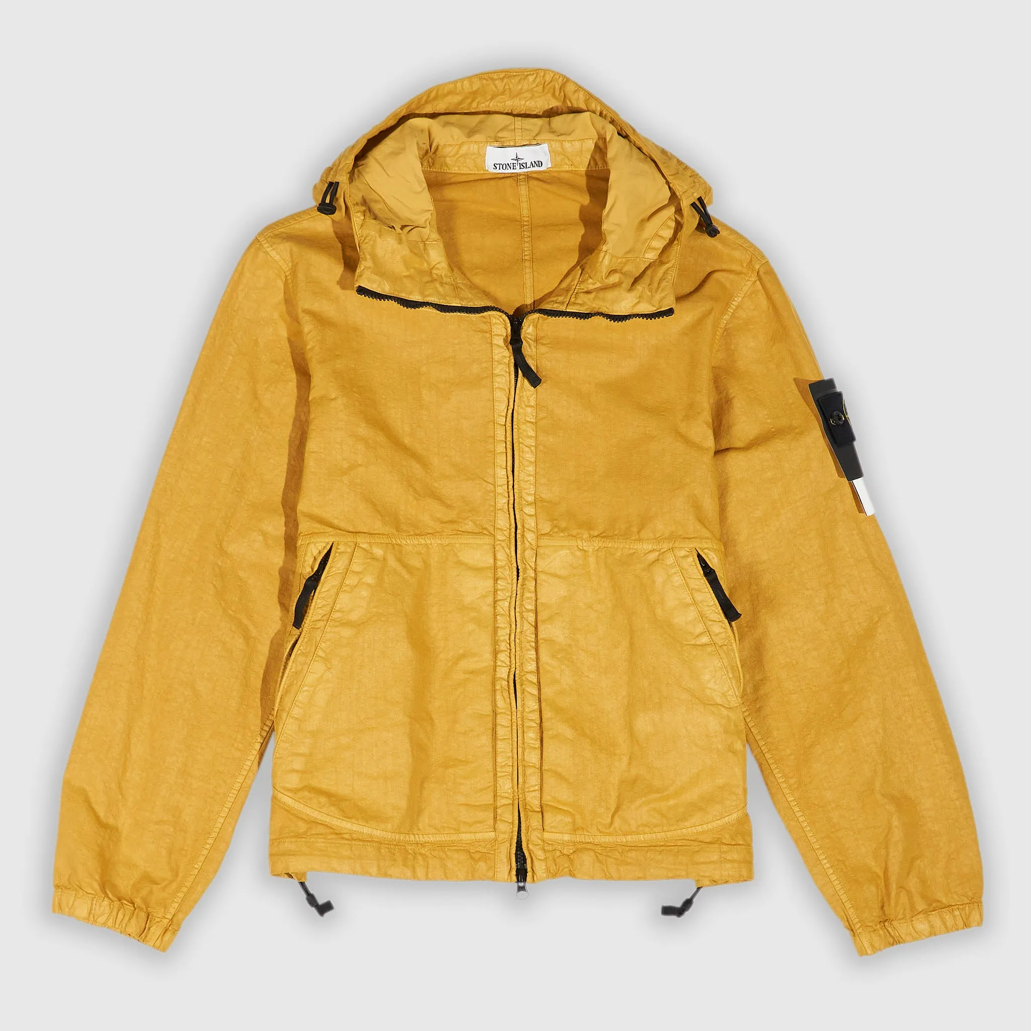Stone Island Organic-Look Panama Hooded Jacket sold by DeeCee style