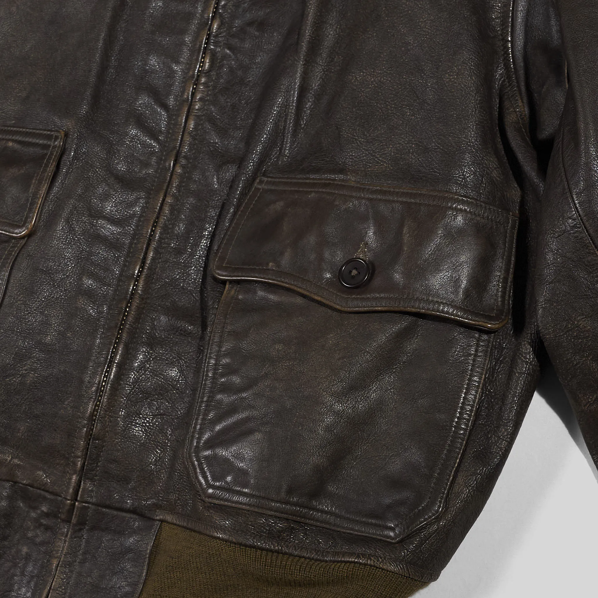 Double RL Leather Bomber Jacket sold by DeeCee style product image thumbnail 5