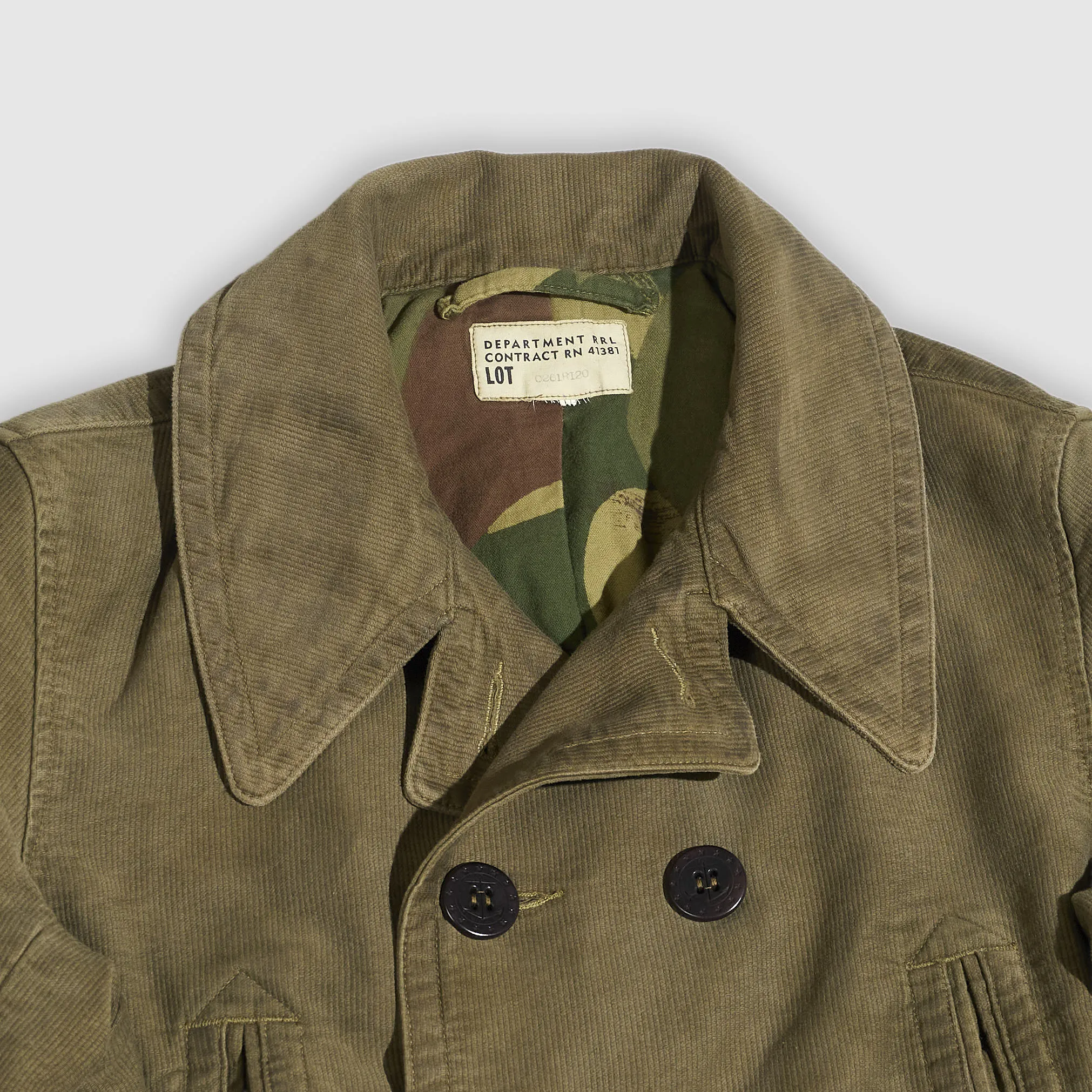 Double RL Lined P-Coat Leahy sold by DeeCee style product image thumbnail 4