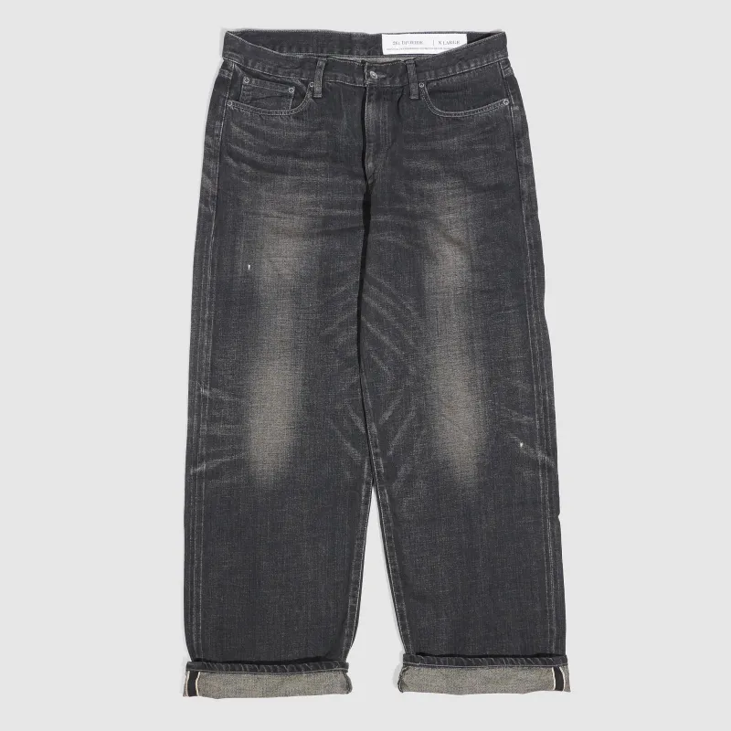 Neighborhood 5-P Timeworn Wide Jeans sold by DeeCee style