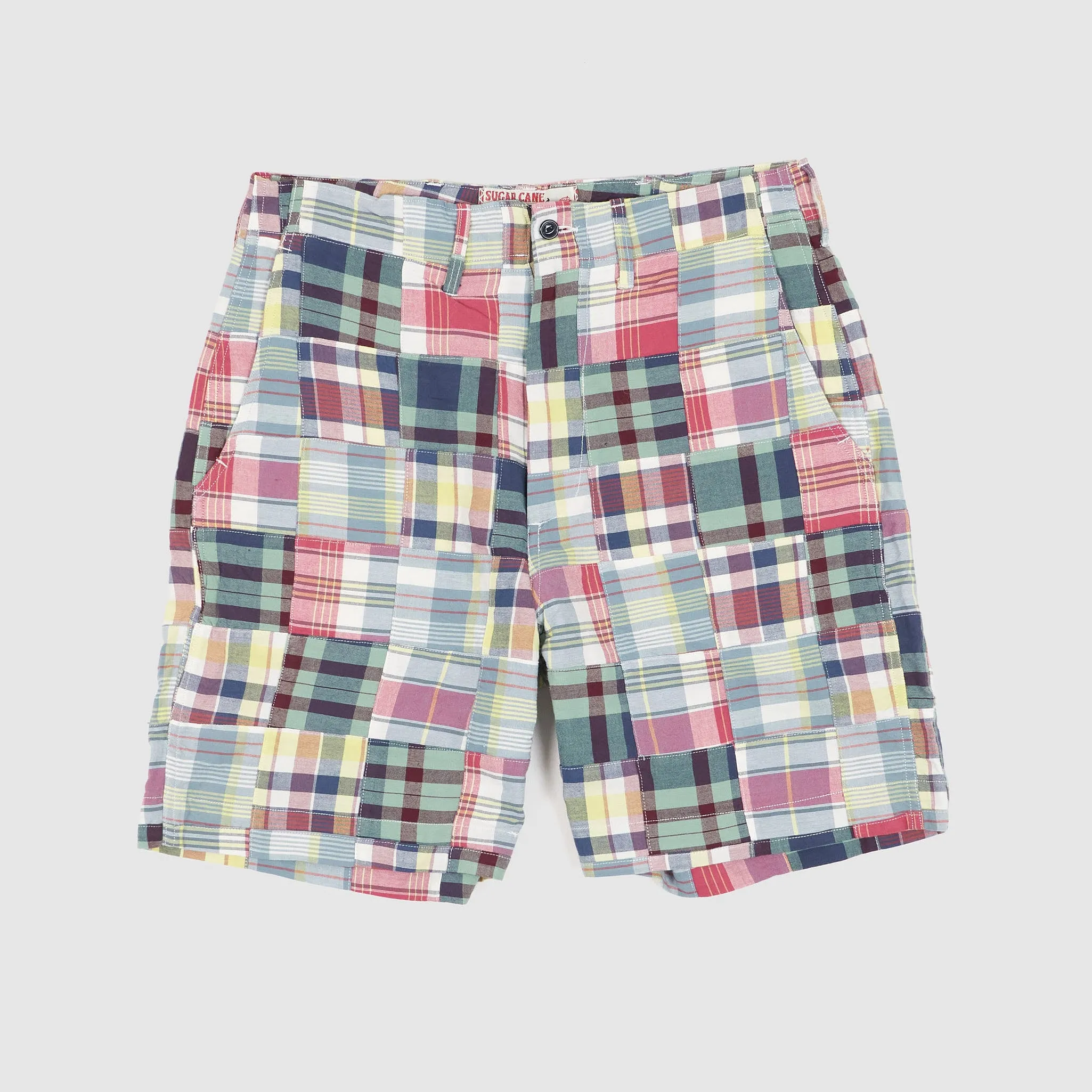 Sugar Cane Patchwork Caro Shorts sold by DeeCee style
