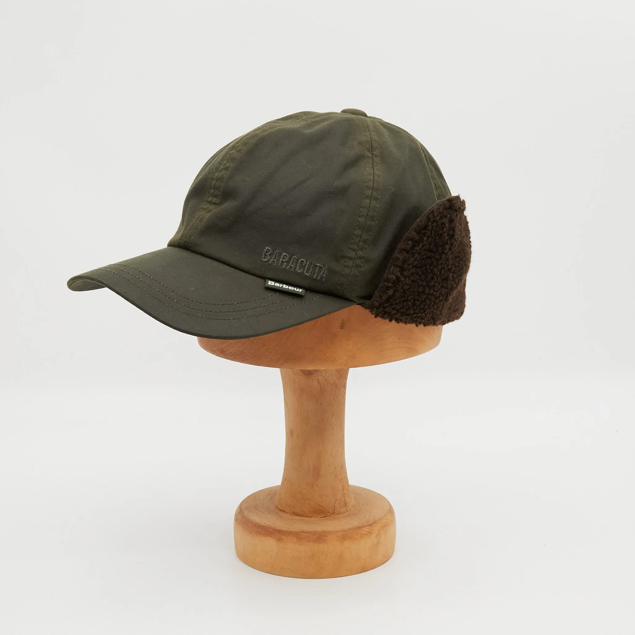 Baracuta x Barbour Trapper Hat With Ear-Flaps sold by DeeCee style