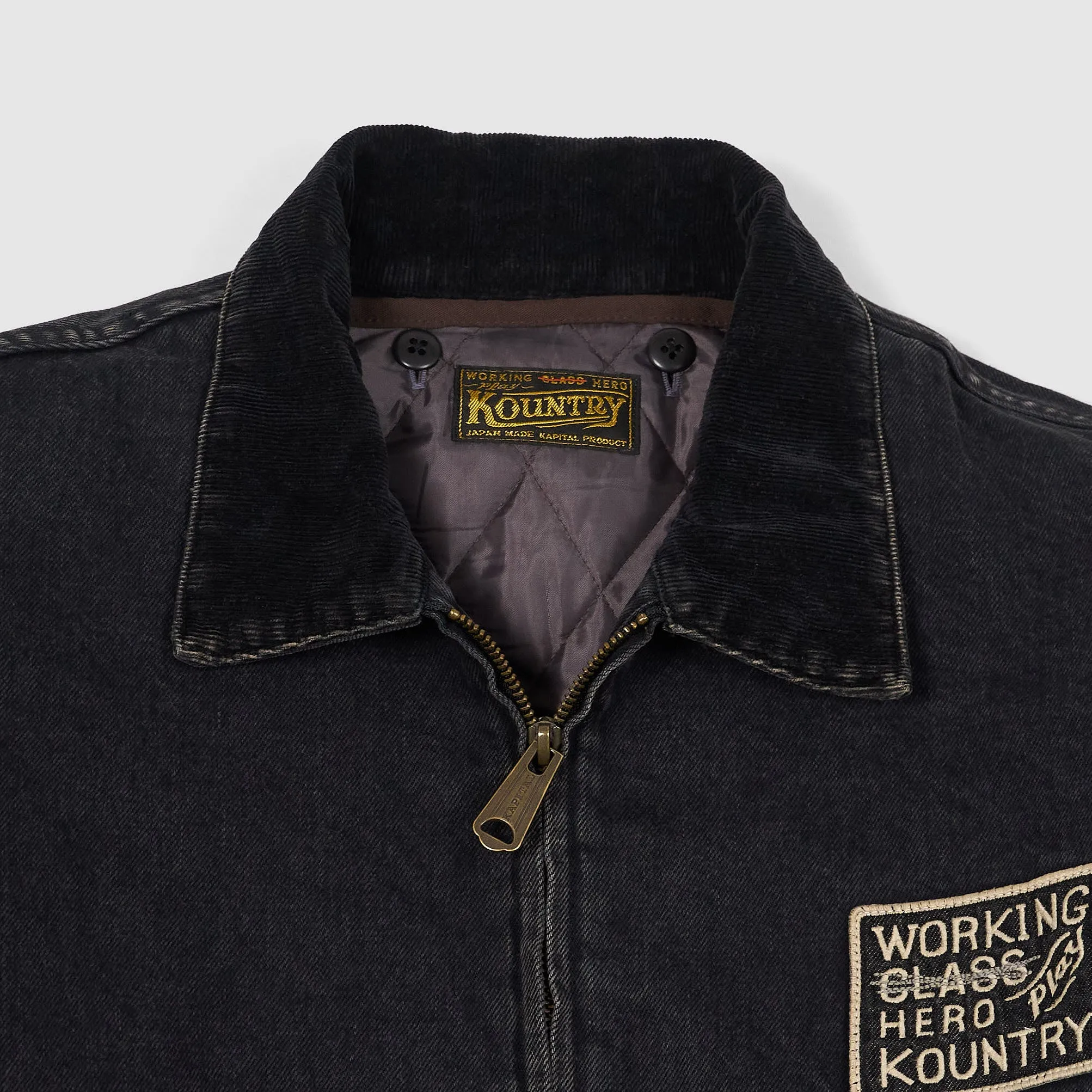 Kapital 14 oz. Smiley Lined Denim Jacket sold by DeeCee style product image thumbnail 5