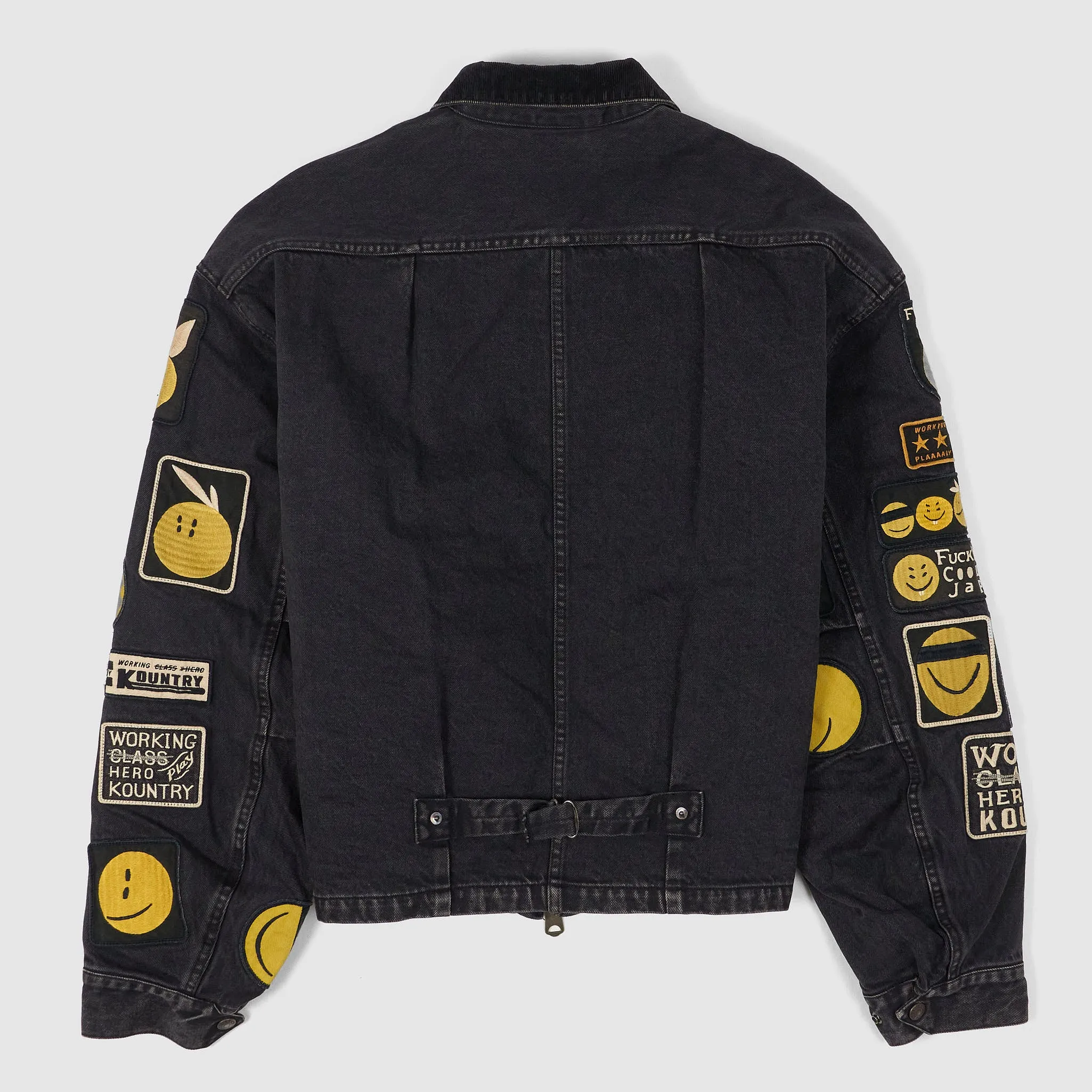Kapital 14 oz. Smiley Lined Denim Jacket sold by DeeCee style product image thumbnail 3