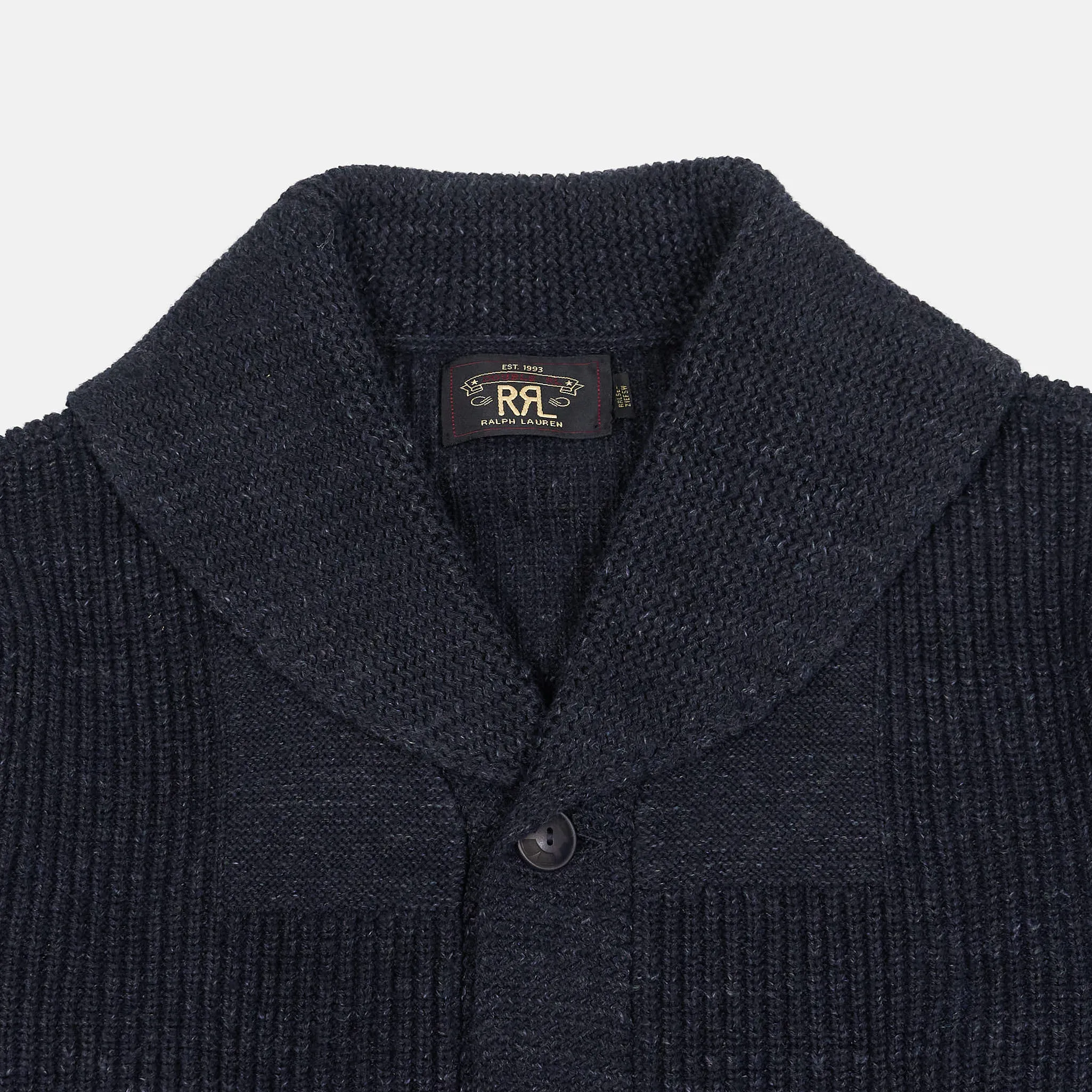 Double RL Shawl Heather Cardigan sold by DeeCee style product image thumbnail 3