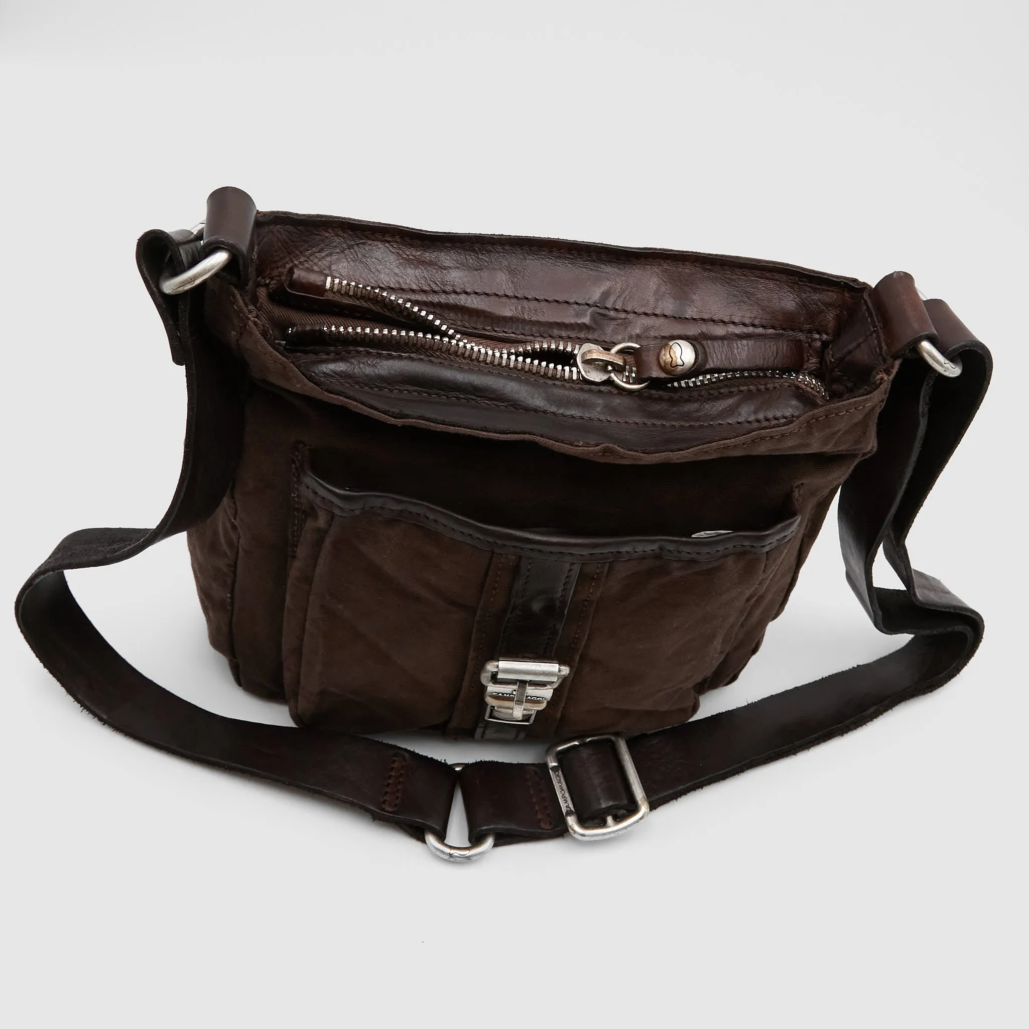 Campomaggi Canvas Cross Body Bag sold by DeeCee style product image thumbnail 4