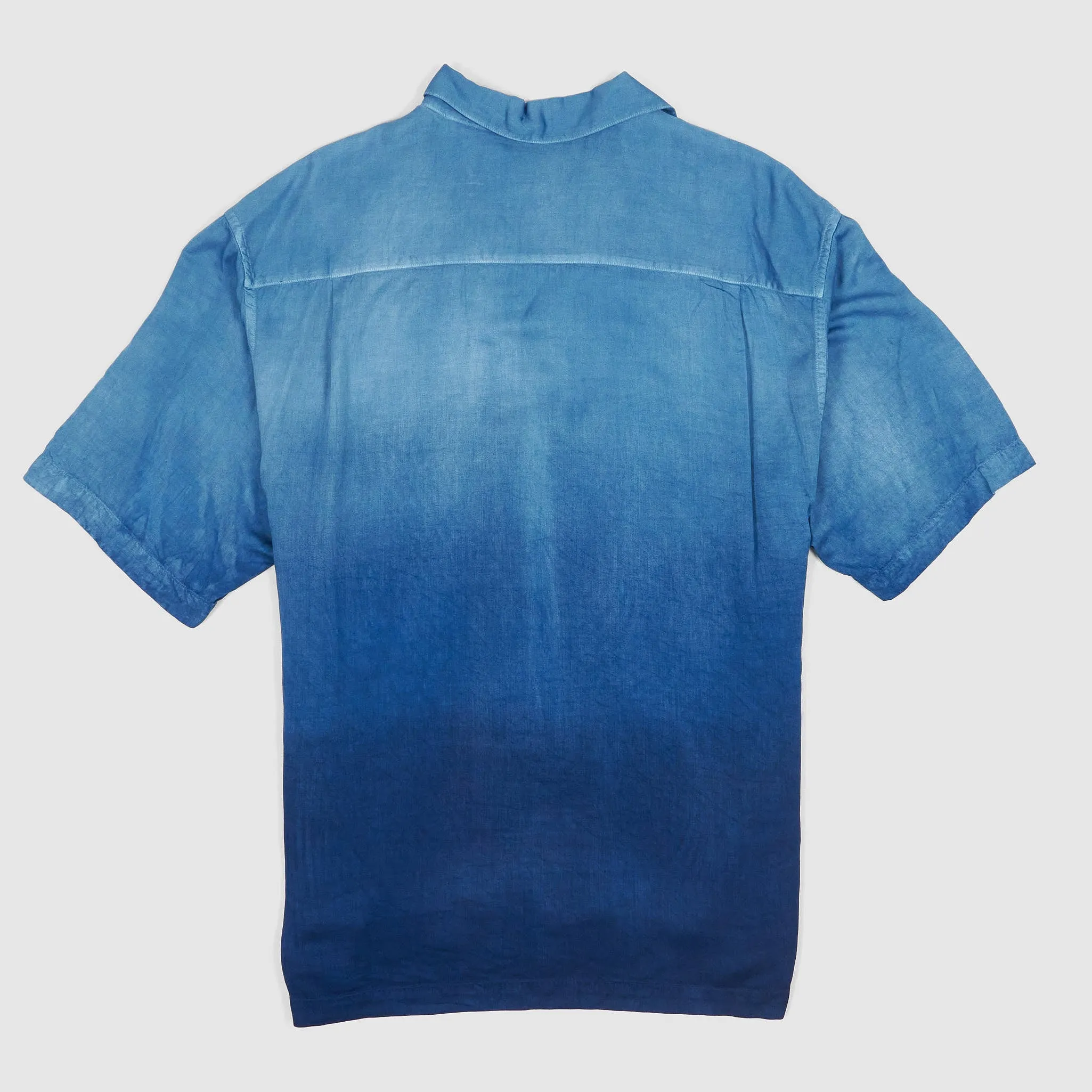 Blue Blue Japan Short Sleeve Hand Dyed Gradient Indigo Shirt sold by DeeCee style product image thumbnail 2