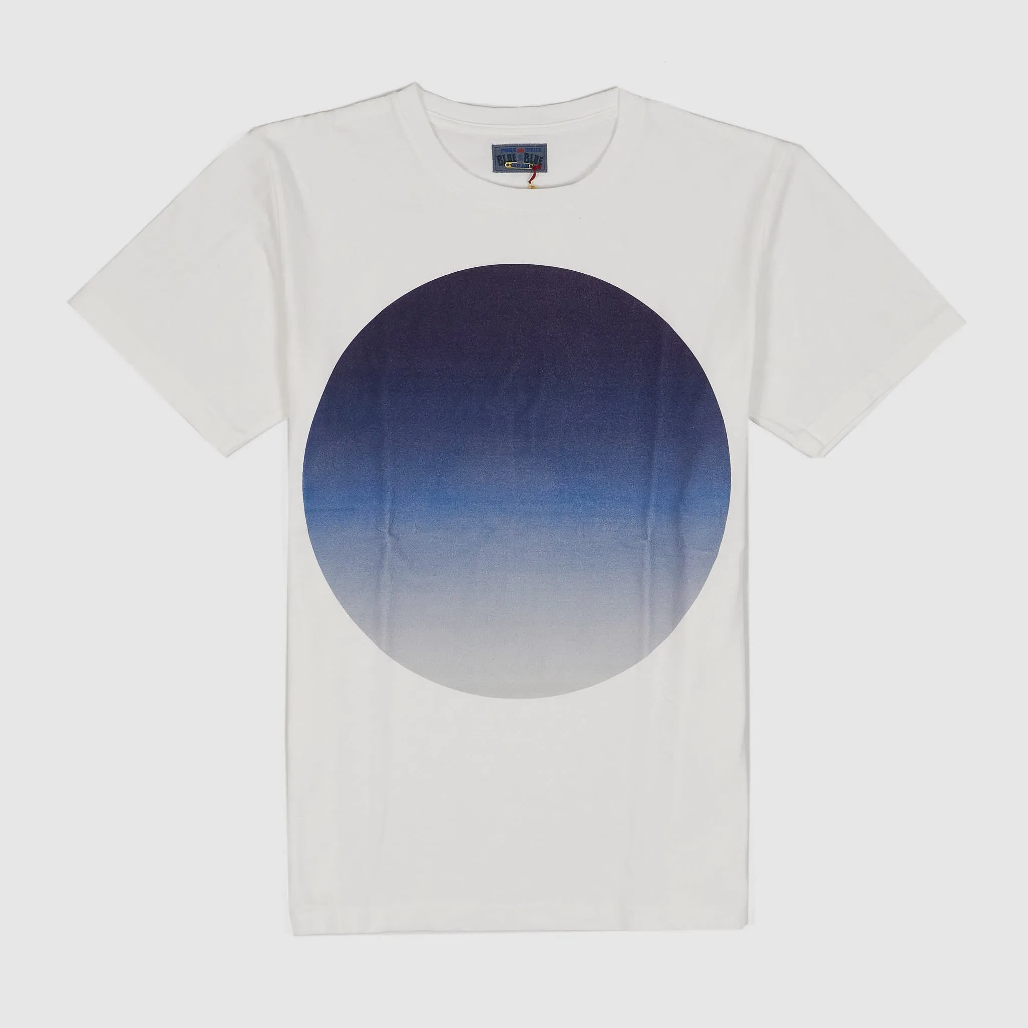 Blue Blue Japan Short Sleeve Circle Print Crew Neck Tee T-Shirt sold by DeeCee style