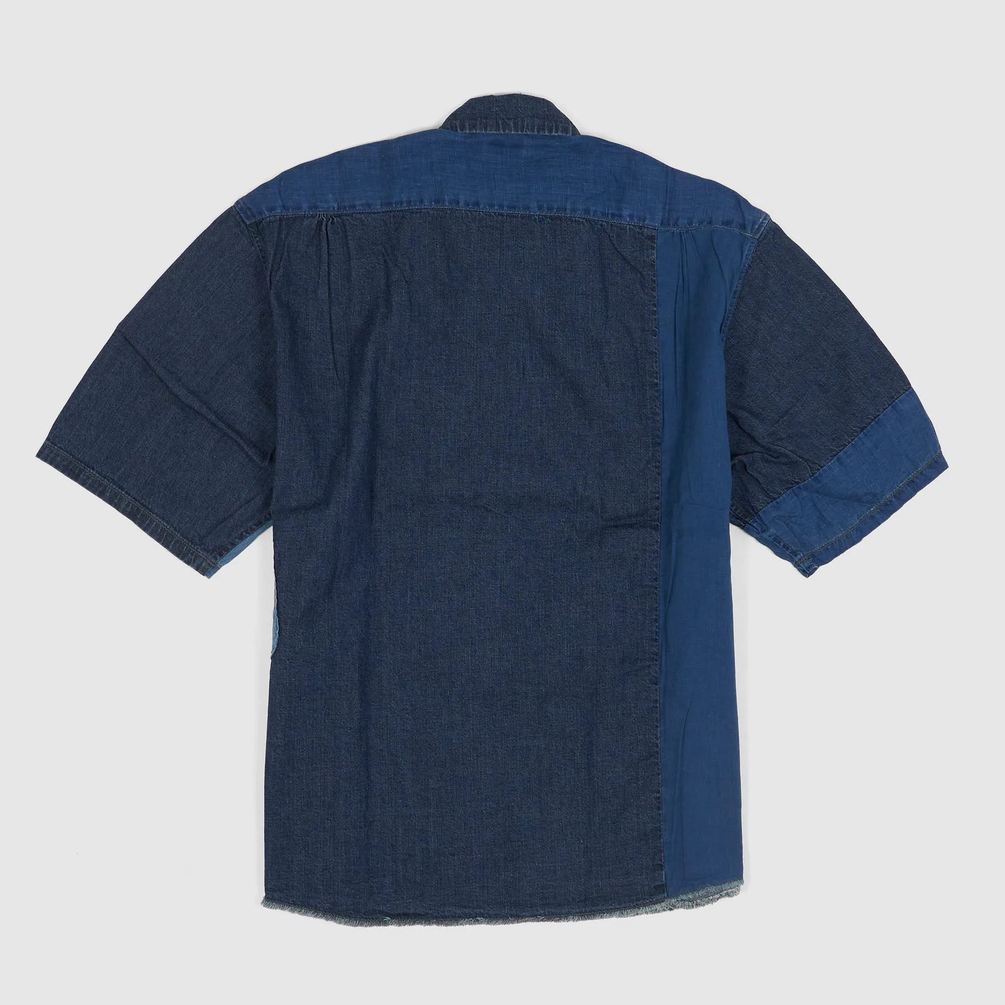 Kapital Short Sleeve Indigo Patchwork Shirt sold by DeeCee style product image thumbnail 2