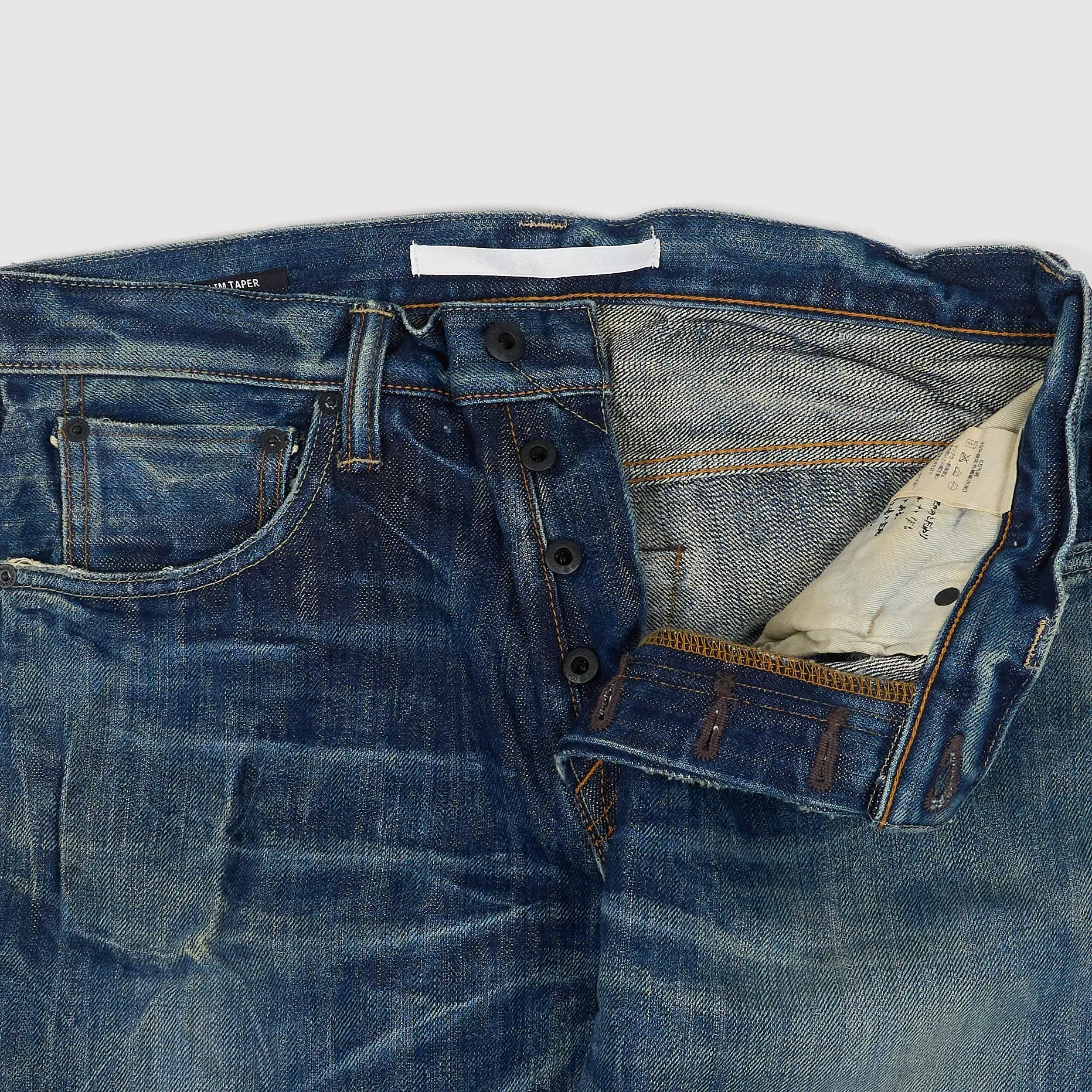 Master Craft Union 5-Pocket Slim Tapered Paper Denim Jeans sold by DeeCee style product image thumbnail 4