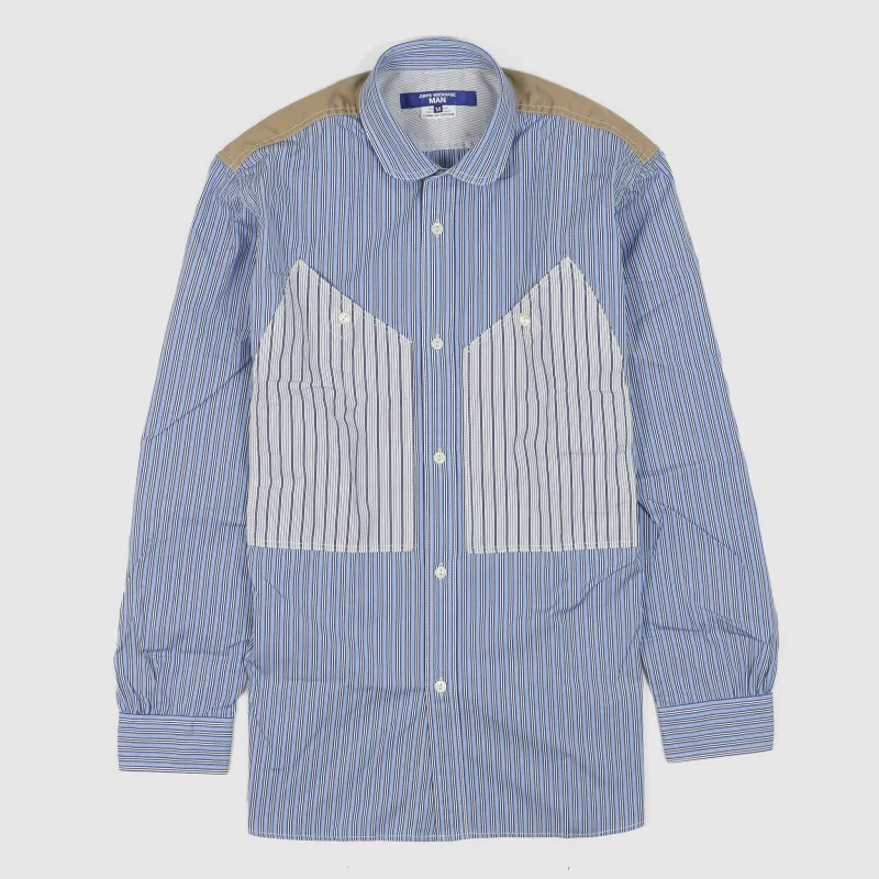 Junya Watanabe MAN Patchwork Front Pockets Over Shirt made by Junya Watanabe