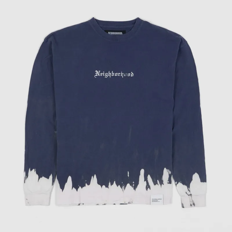 Neighborhood Savage Skull Long Sleeve Crew Neck T-Shirt sold by DeeCee style