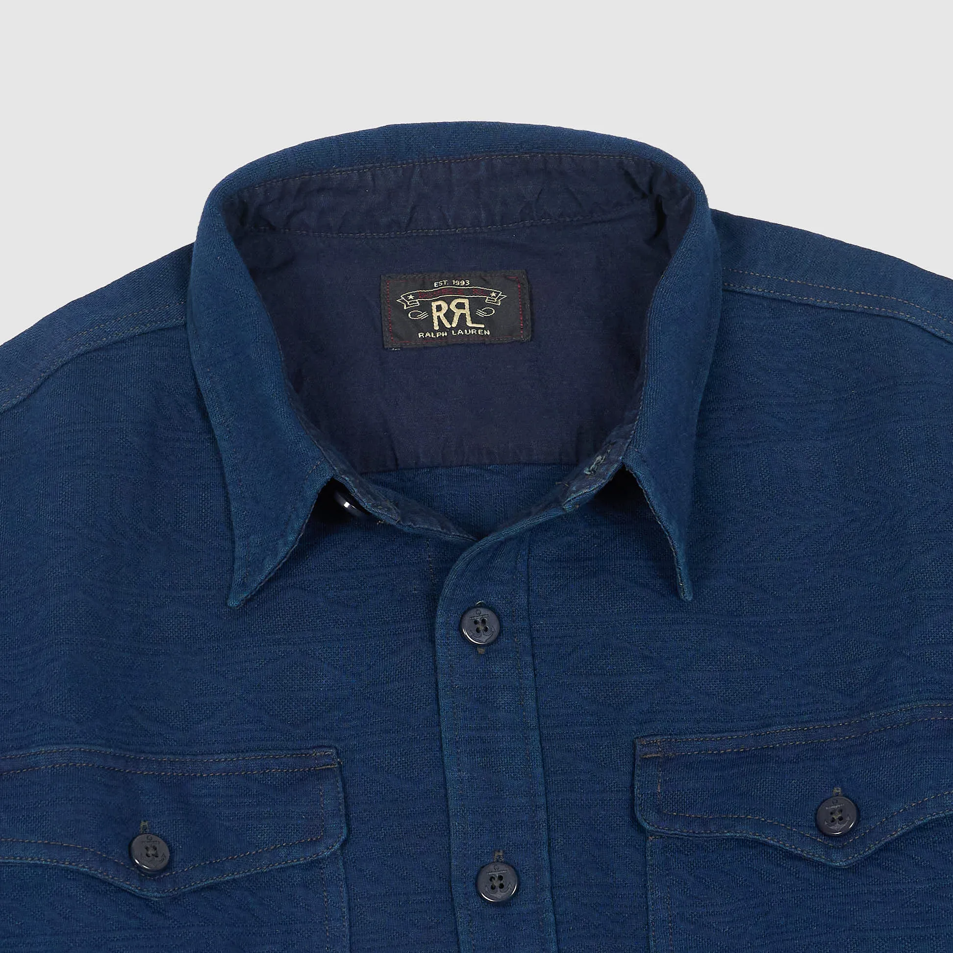 Double RL Long Sleeve Jaquard Overshirt sold by DeeCee style product image thumbnail 3