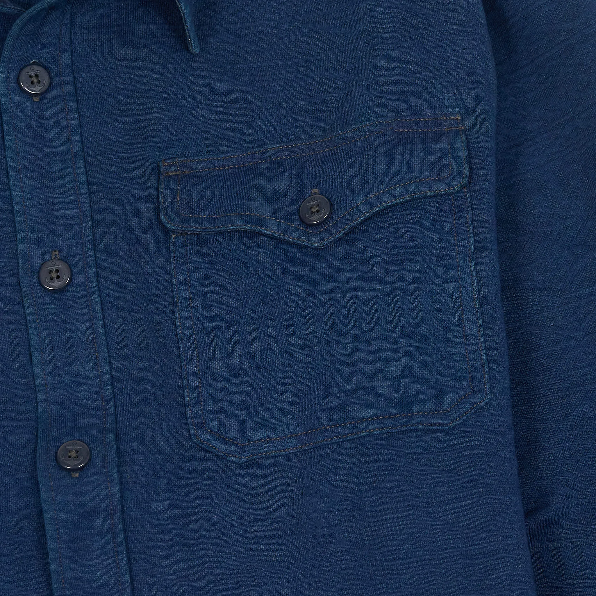 Double RL Long Sleeve Jaquard Overshirt sold by DeeCee style product image thumbnail 5