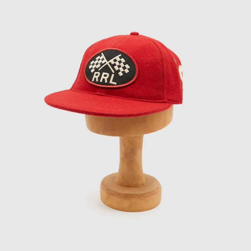 Double RL Checkerflag Wool-Blend Ball Cap made by Double RL